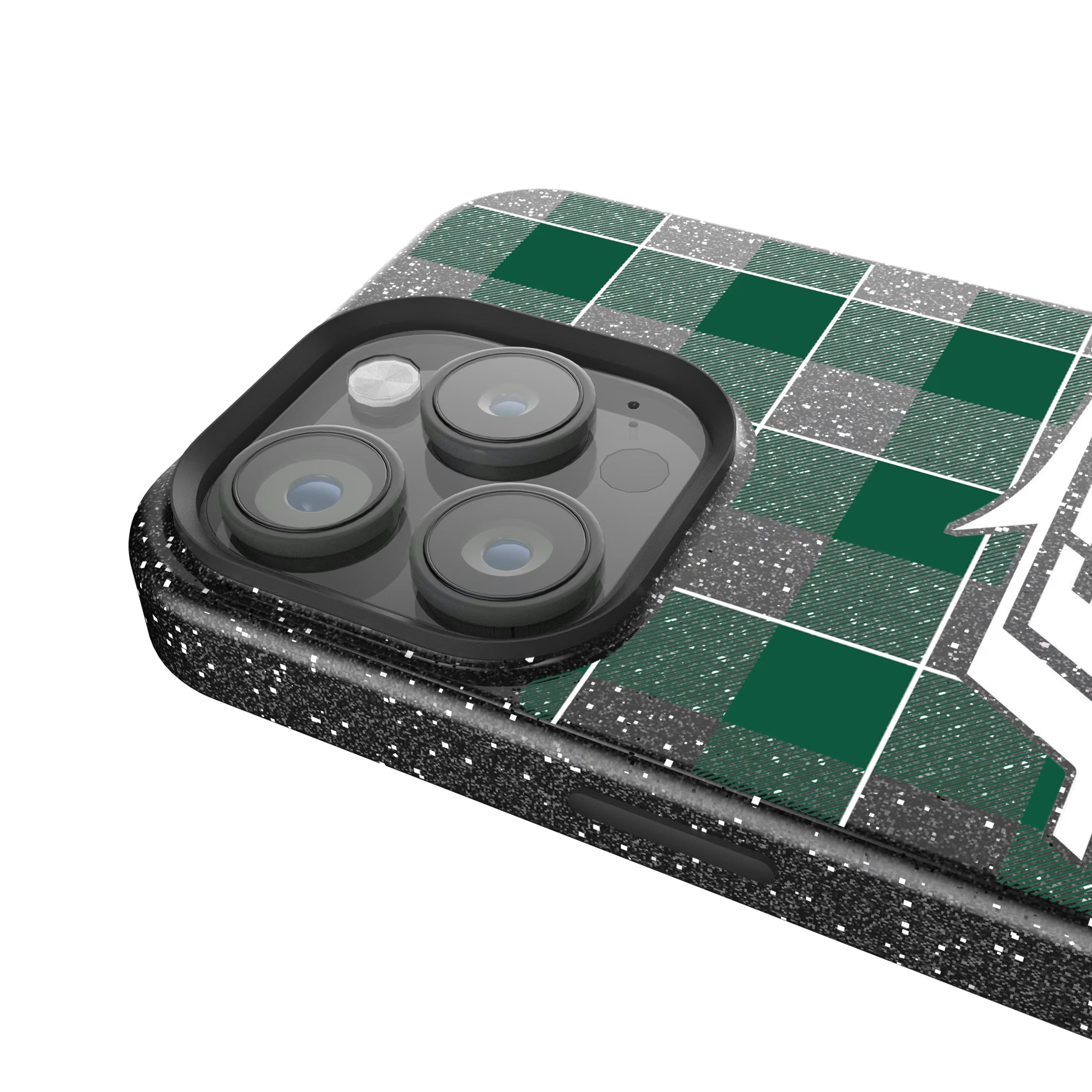 New York Jets Plaid iPhone Bling Phone Case for Apple iPhone - Detail