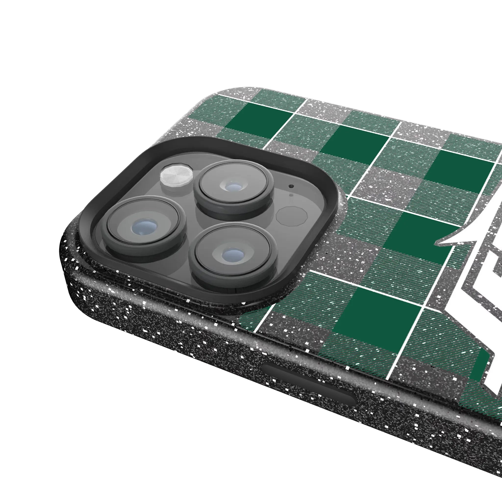 New York Jets Plaid iPhone Bling Phone Case for Apple iPhone - Detail