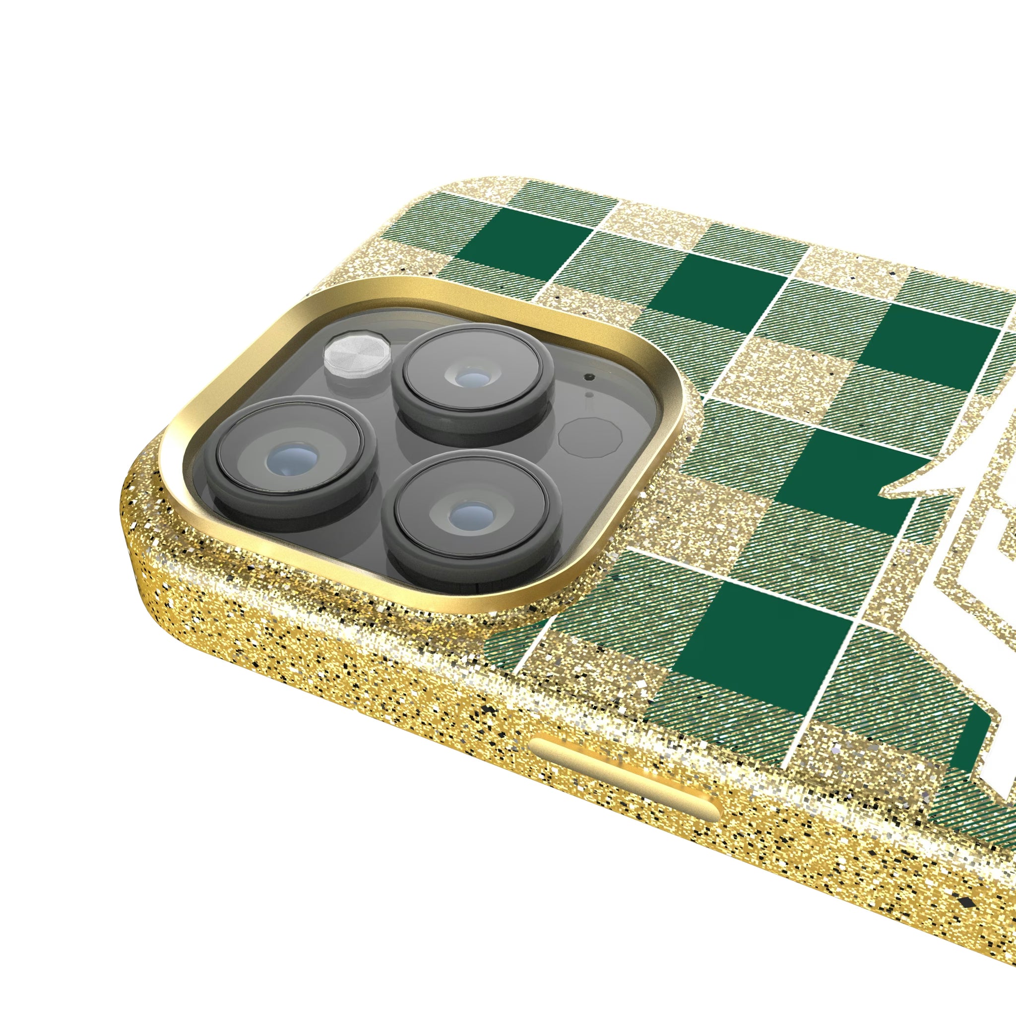 New York Jets Plaid iPhone Bling Phone Case for Apple iPhone - Detail