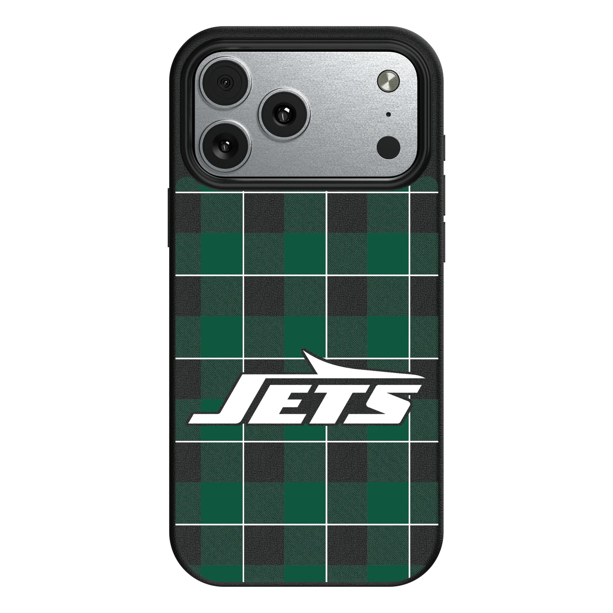 New York Jets Plaid iPhone MagSafe Compatible Phone Case for Apple iPhone#Device_iPhone 17 Pro Max