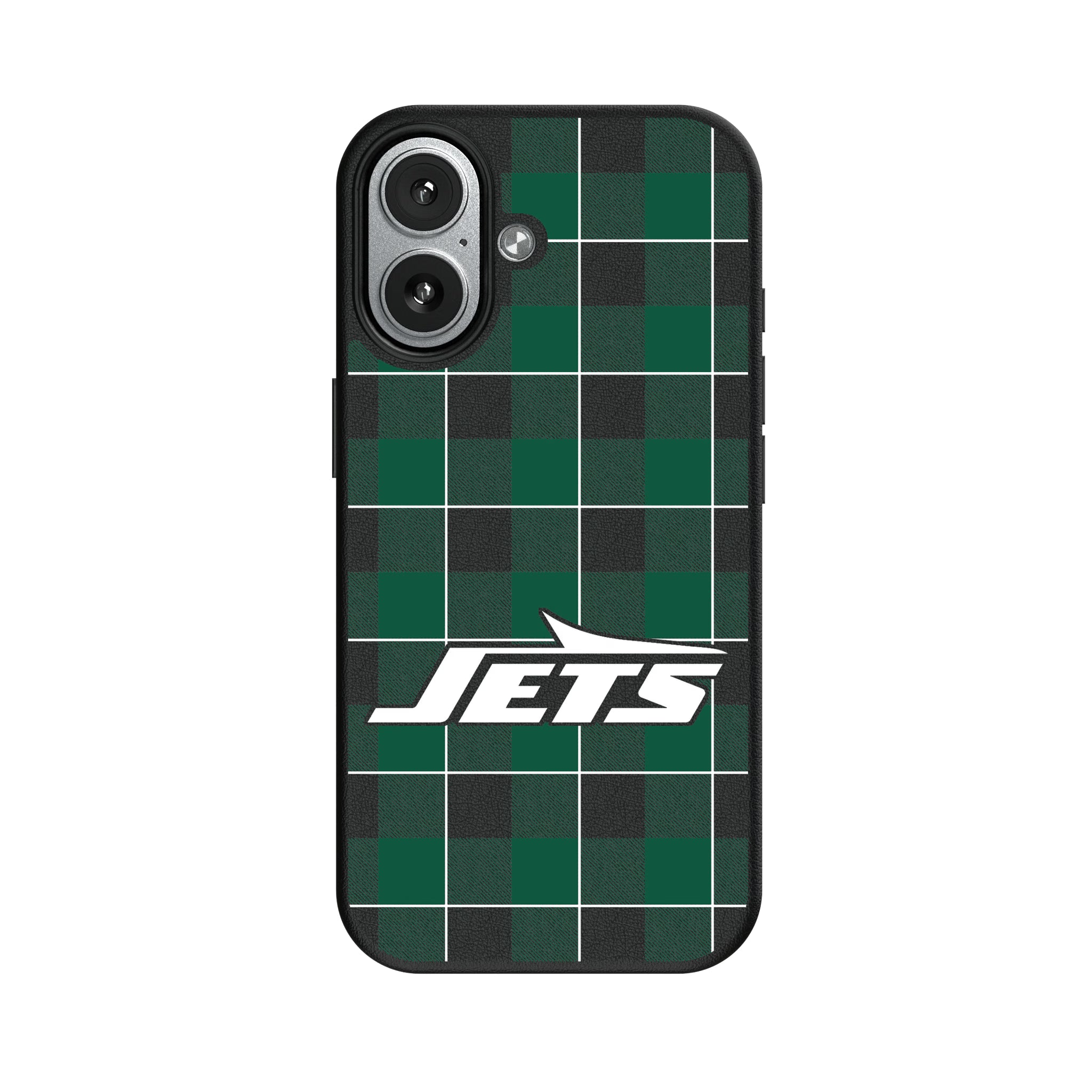 New York Jets Plaid iPhone MagSafe Compatible Phone Case for Apple iPhone#Device_iPhone 17