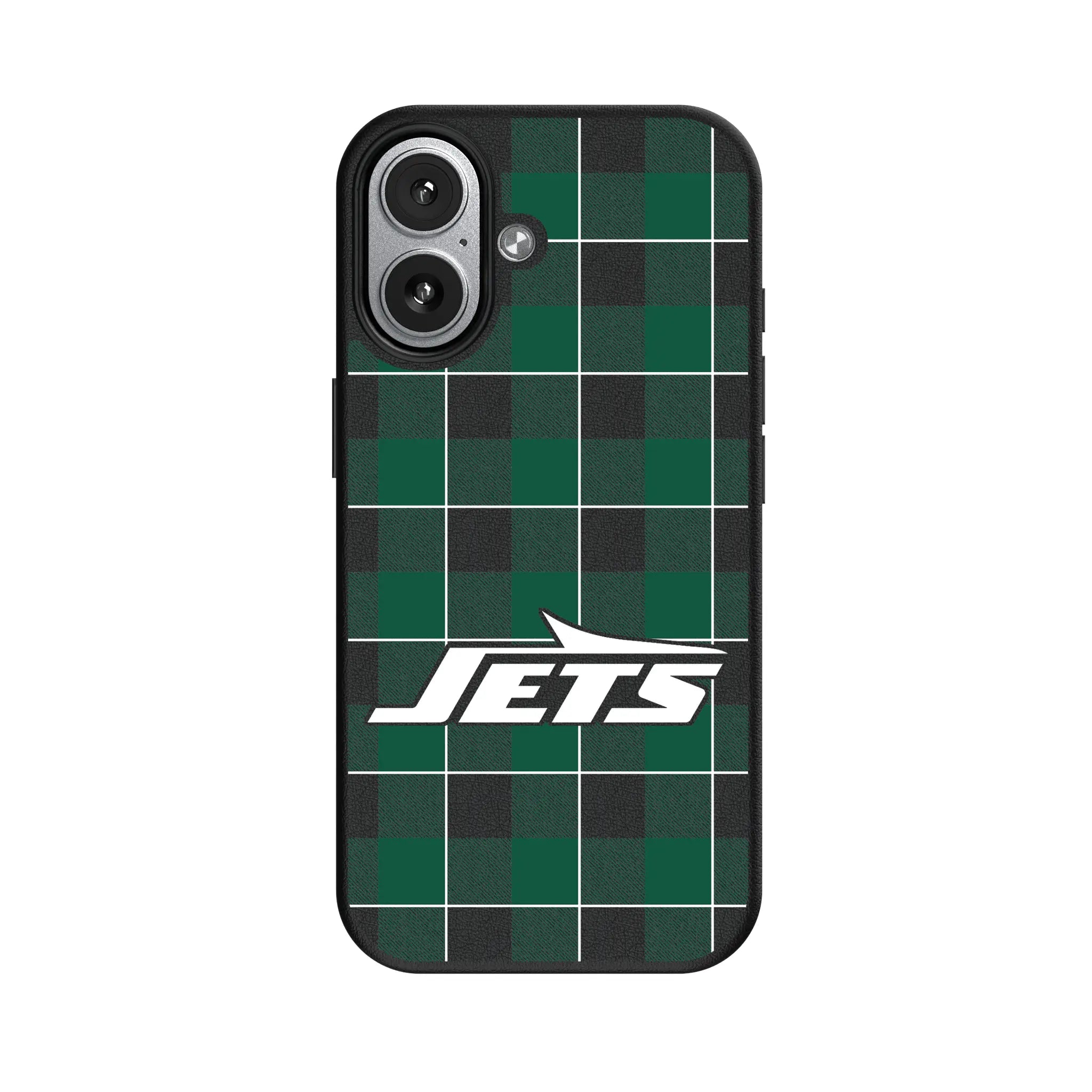 New York Jets Plaid iPhone MagSafe Compatible Phone Case for Apple iPhone#Device_iPhone 17