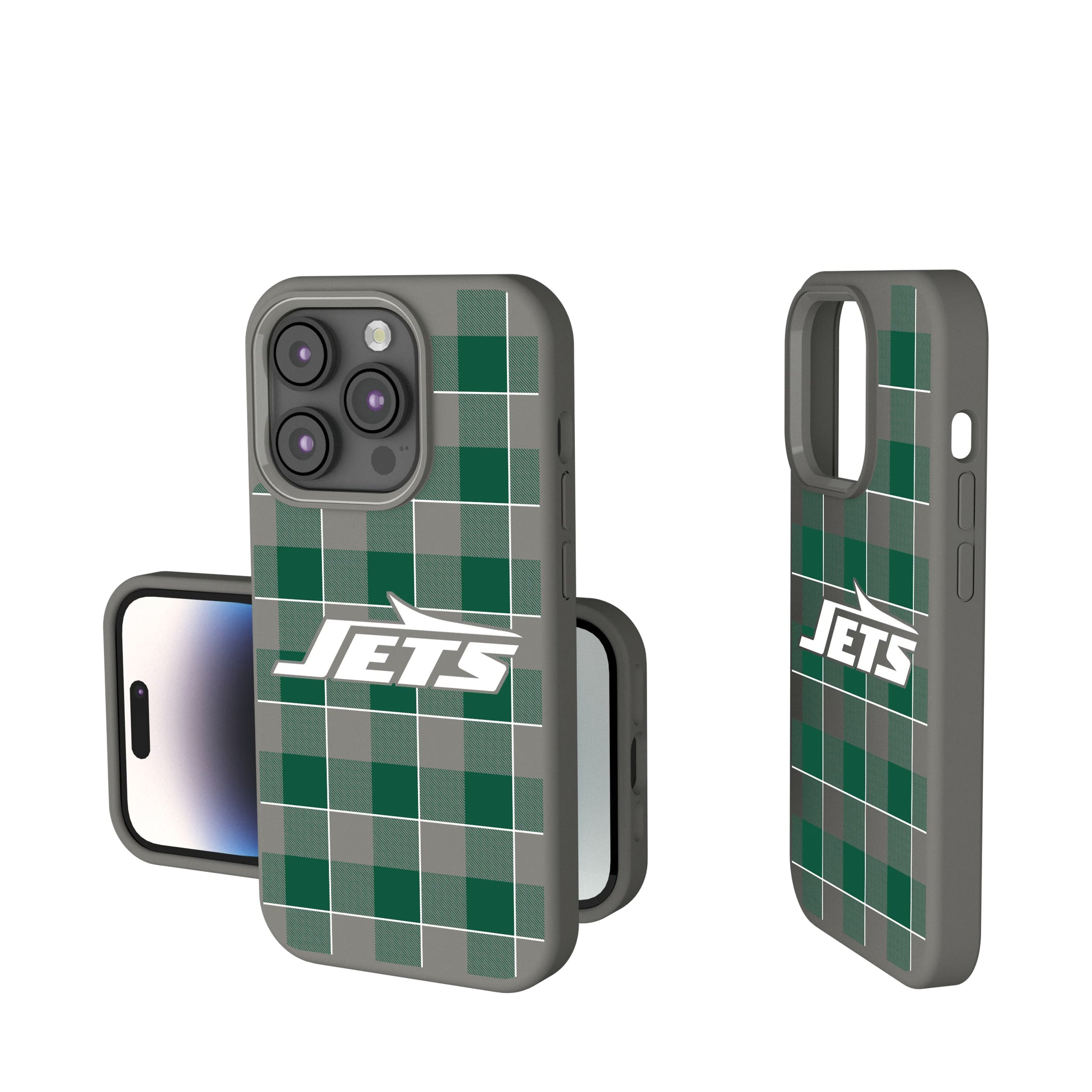 New York Jets Plaid iPhone Soft Touch Phone Case for Apple iPhone