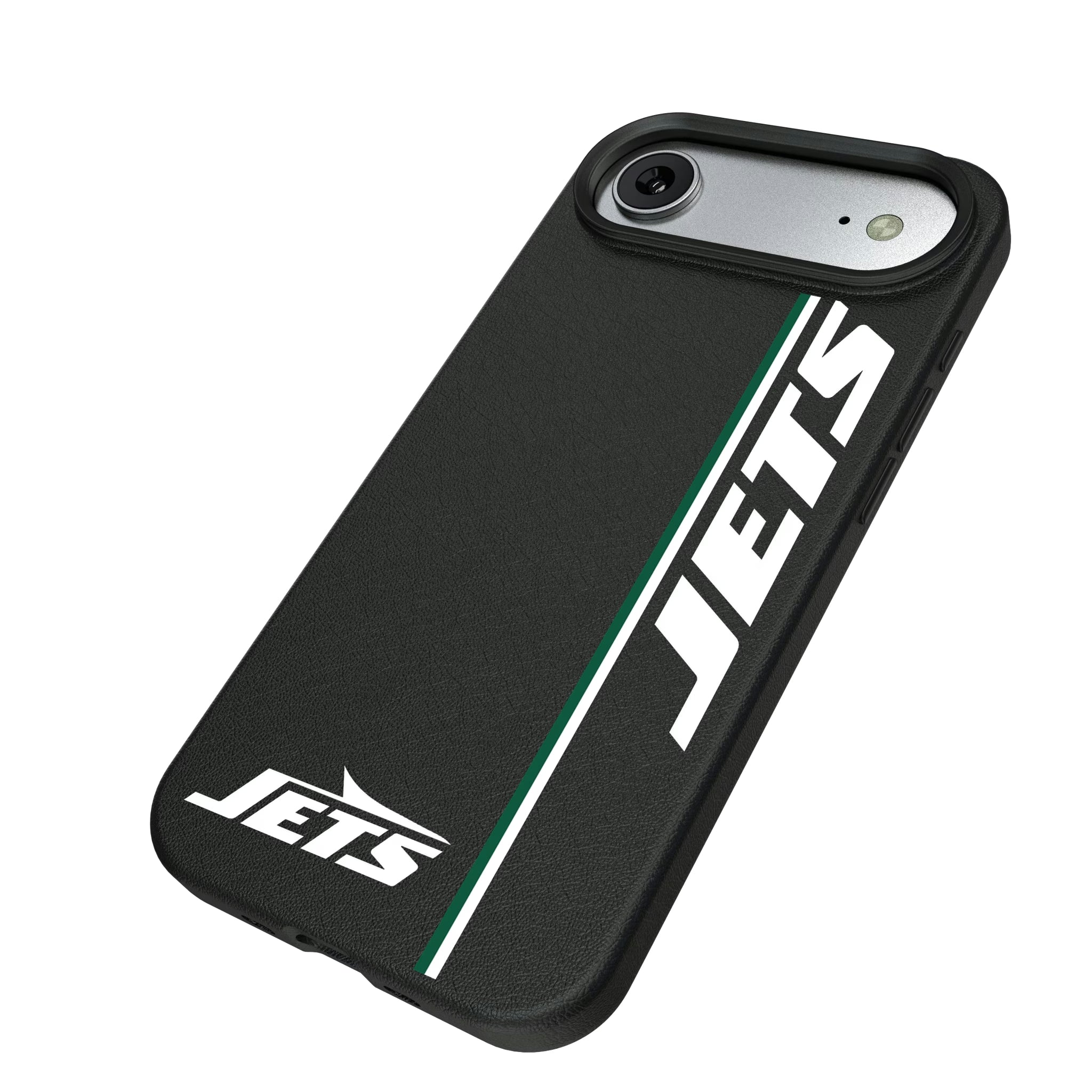 New York Jets Sidebar iPhone MagSafe Compatible Phone Case for Apple iPhone - Isometric View#Device_iPhone Air
