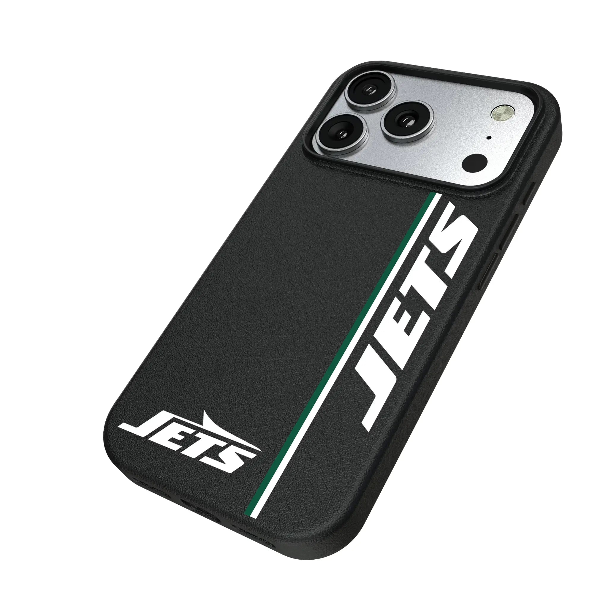 New York Jets Sidebar iPhone MagSafe Compatible Phone Case for Apple iPhone - Isometric View#Device_iPhone 17 Pro