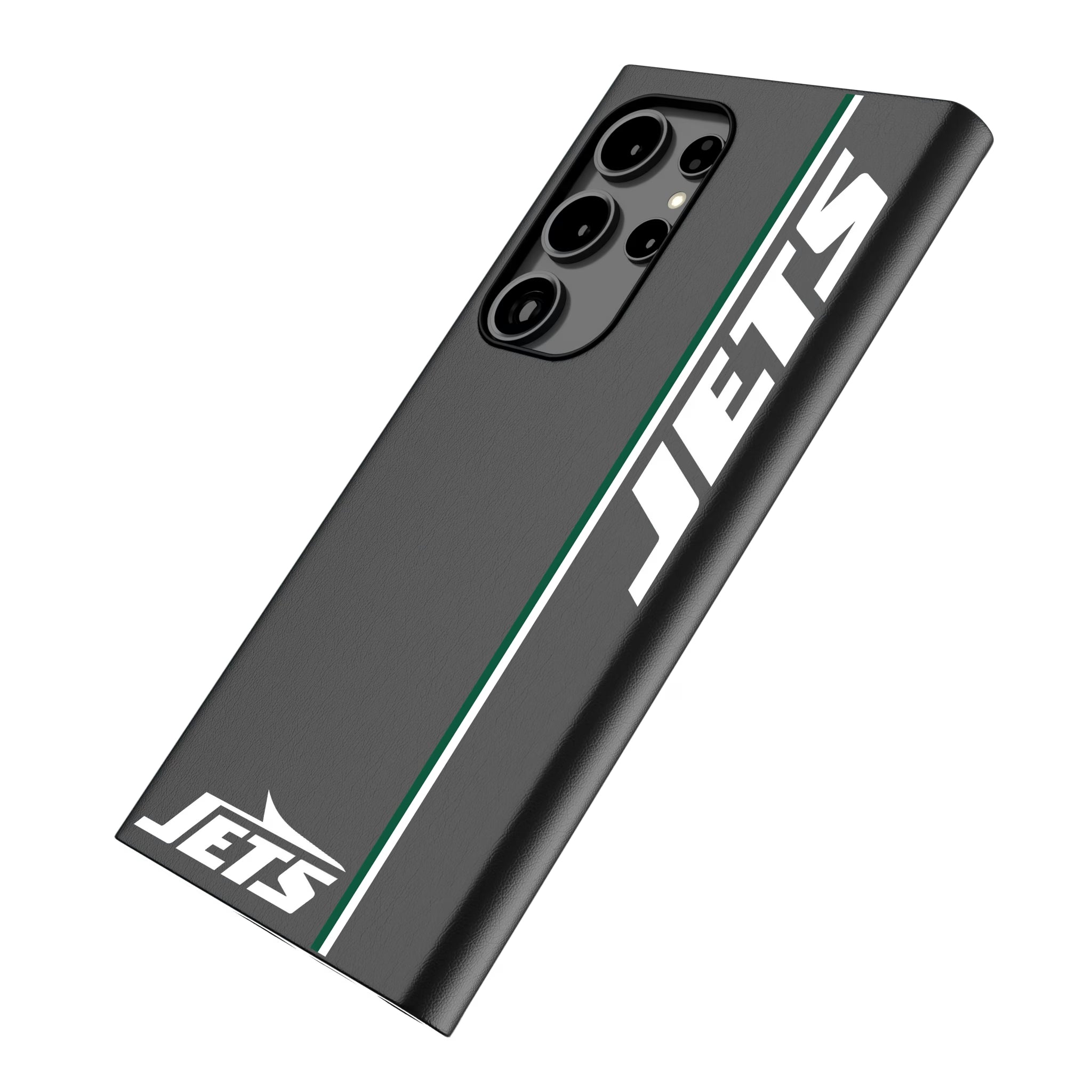 New York Jets Sidebar Galaxy MagSafe Compatible Phone Case for Samsung Galaxy - Isometric View