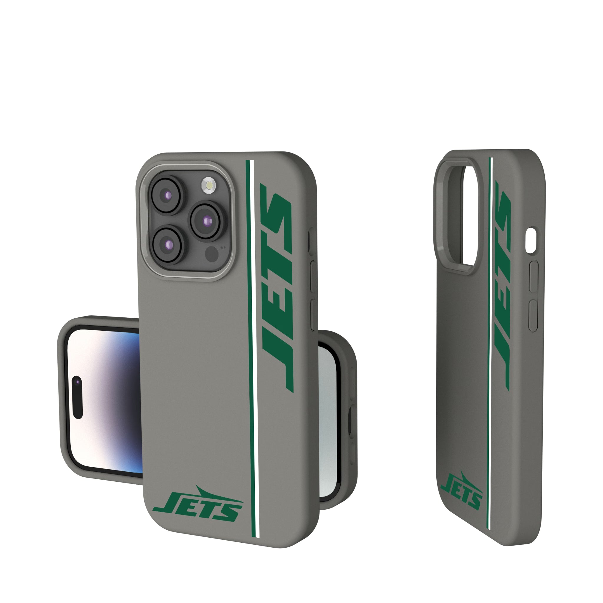 New York Jets Sidebar iPhone Soft Touch Phone Case for Apple iPhone
