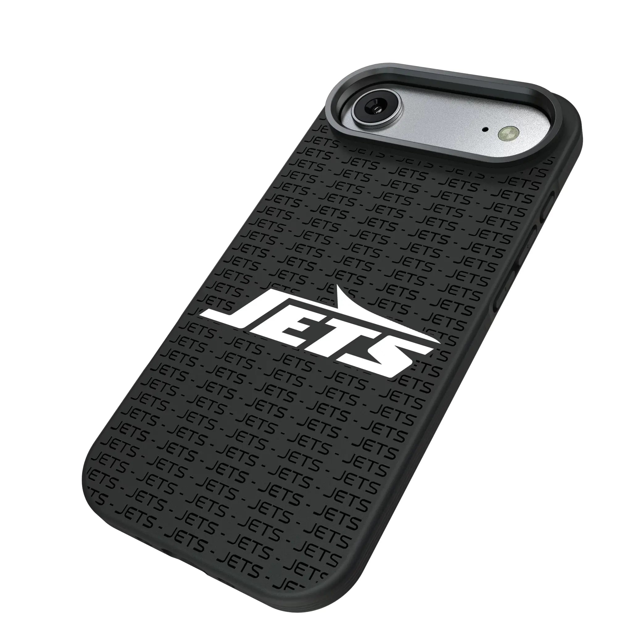 New York Jets Text Backdrop iPhone Bump Phone Case for Apple iPhone - Isometric View#Device_iPhone Air