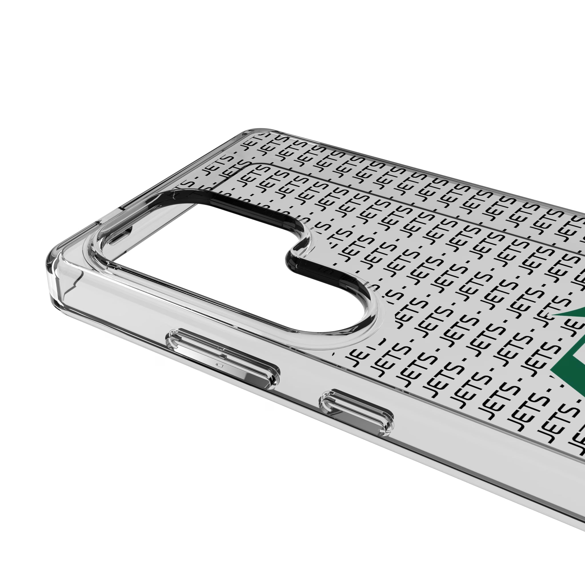 New York Jets Text Backdrop Galaxy Clear Phone Case for Samsung Galaxy - Detail