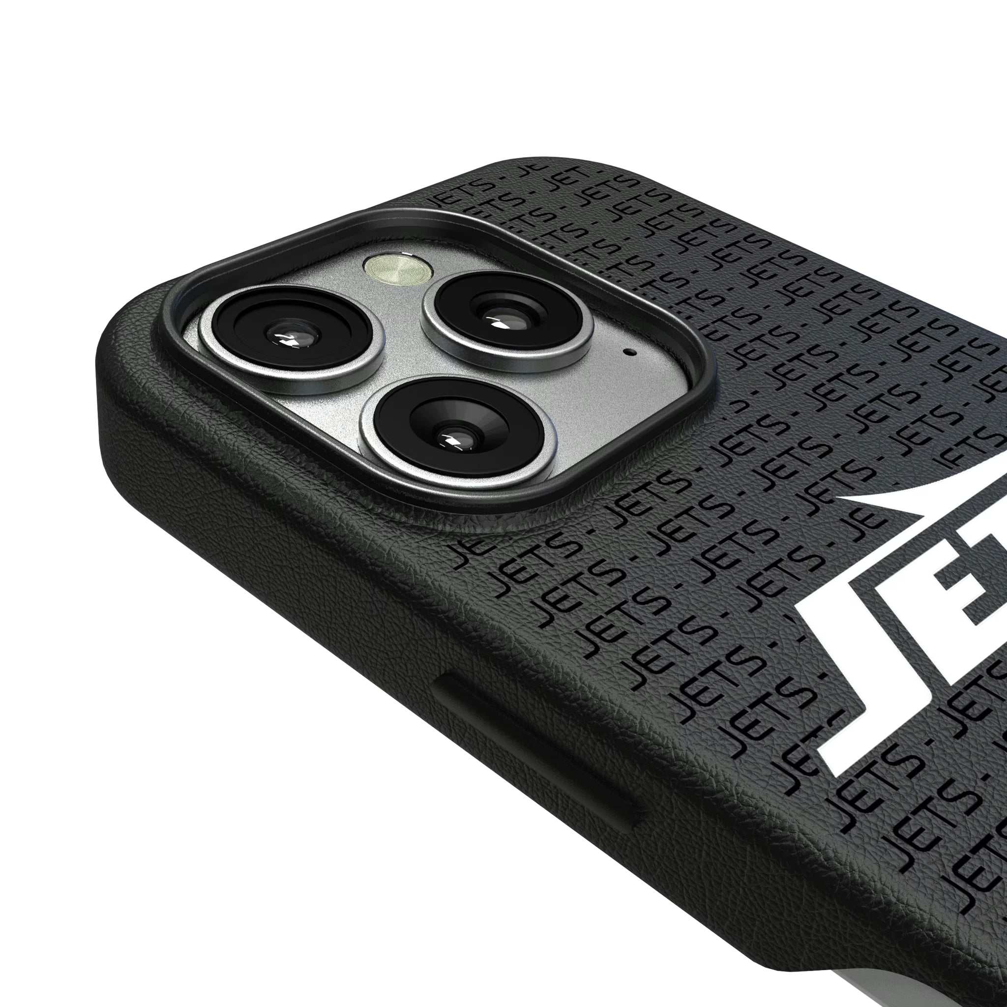 New York Jets Text Backdrop iPhone MagSafe Compatible Phone Case for Apple iPhone - Detail