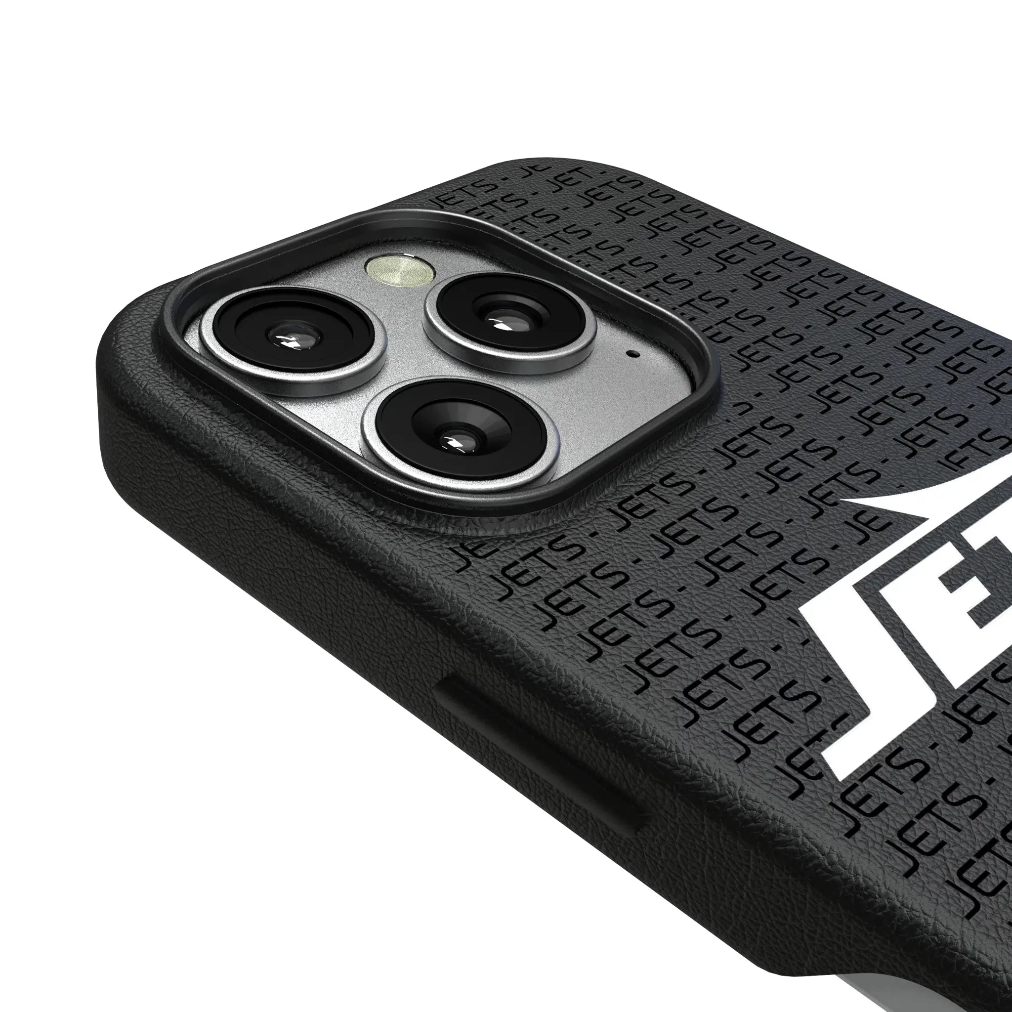 New York Jets Text Backdrop iPhone MagSafe Compatible Phone Case for Apple iPhone - Detail