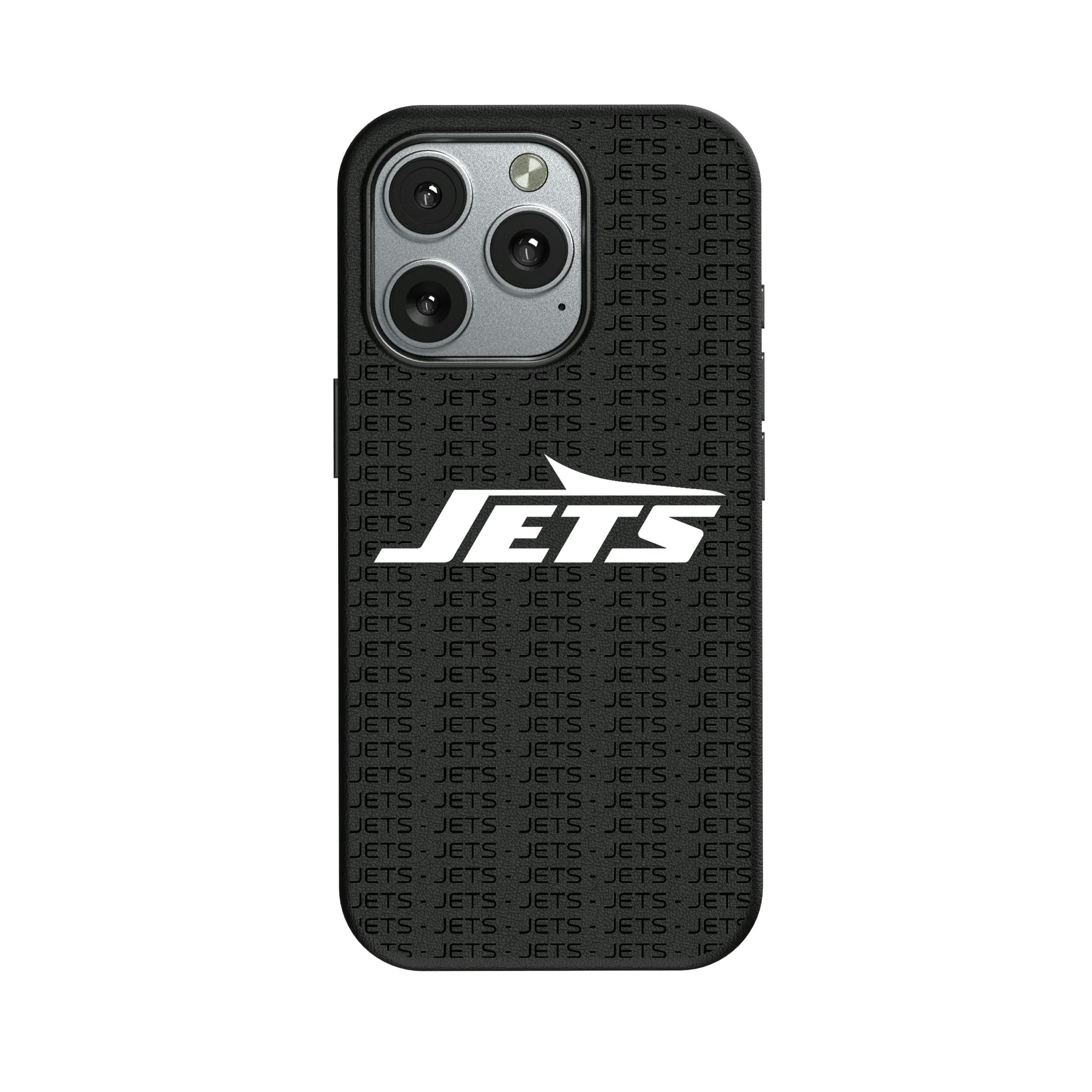 New York Jets Text Backdrop iPhone MagSafe Compatible Phone Case for Apple iPhone