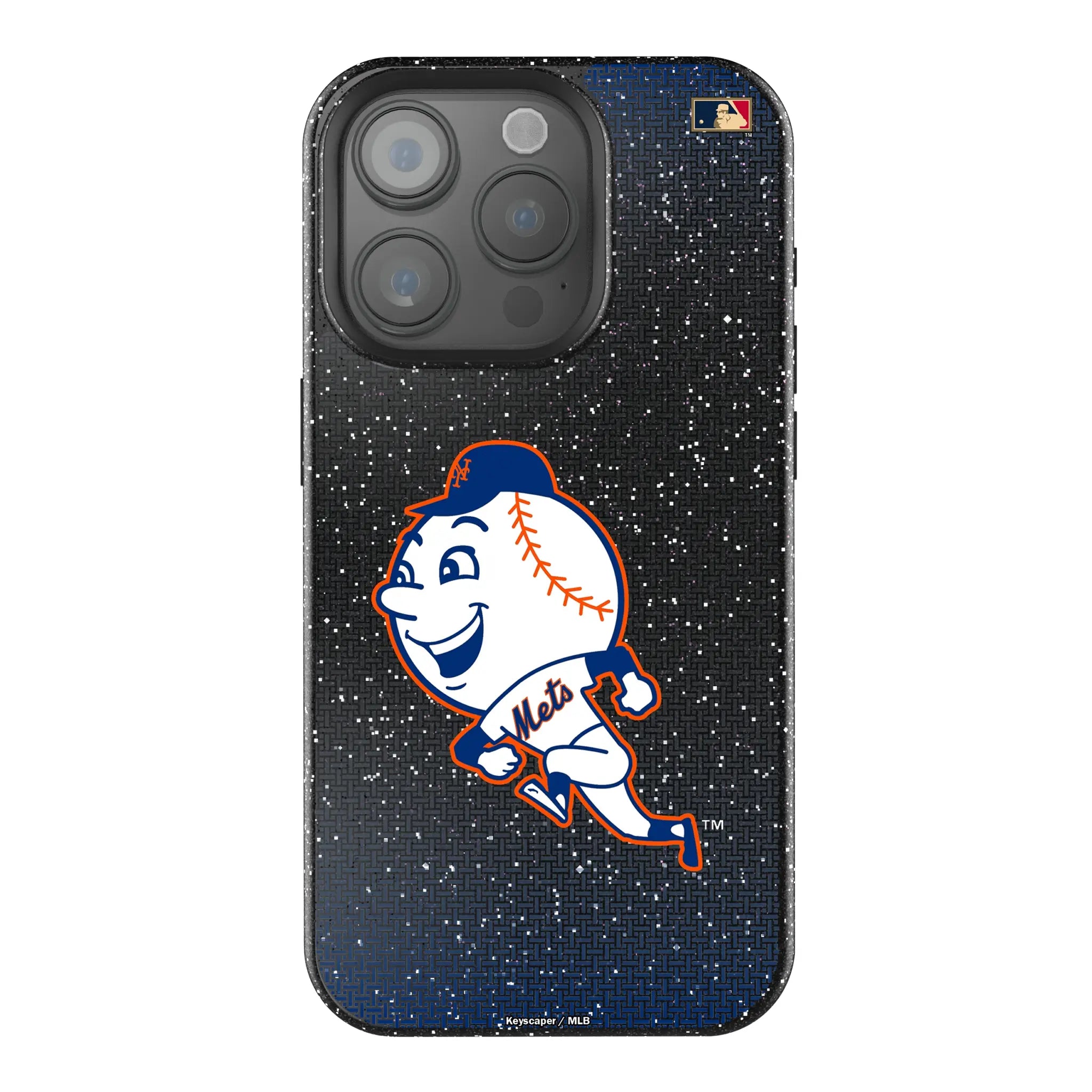 New York Mets 2014 - Cooperstown Collection Linen iPhone Bling Phone Case for Apple iPhone