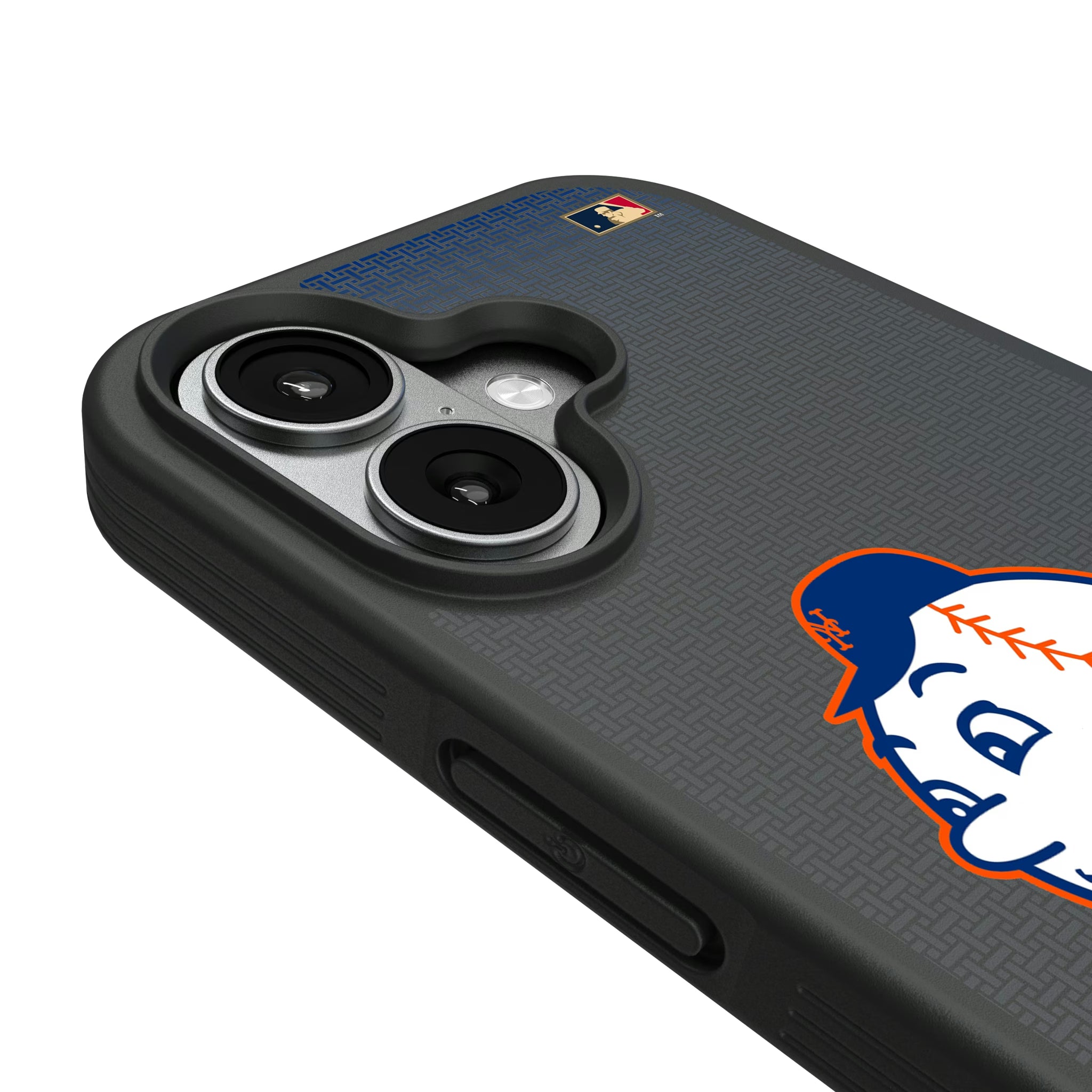 New York Mets 2014 - Cooperstown Collection Linen iPhone Bump Phone Case for Apple iPhone - Detail#Device_iPhone 17