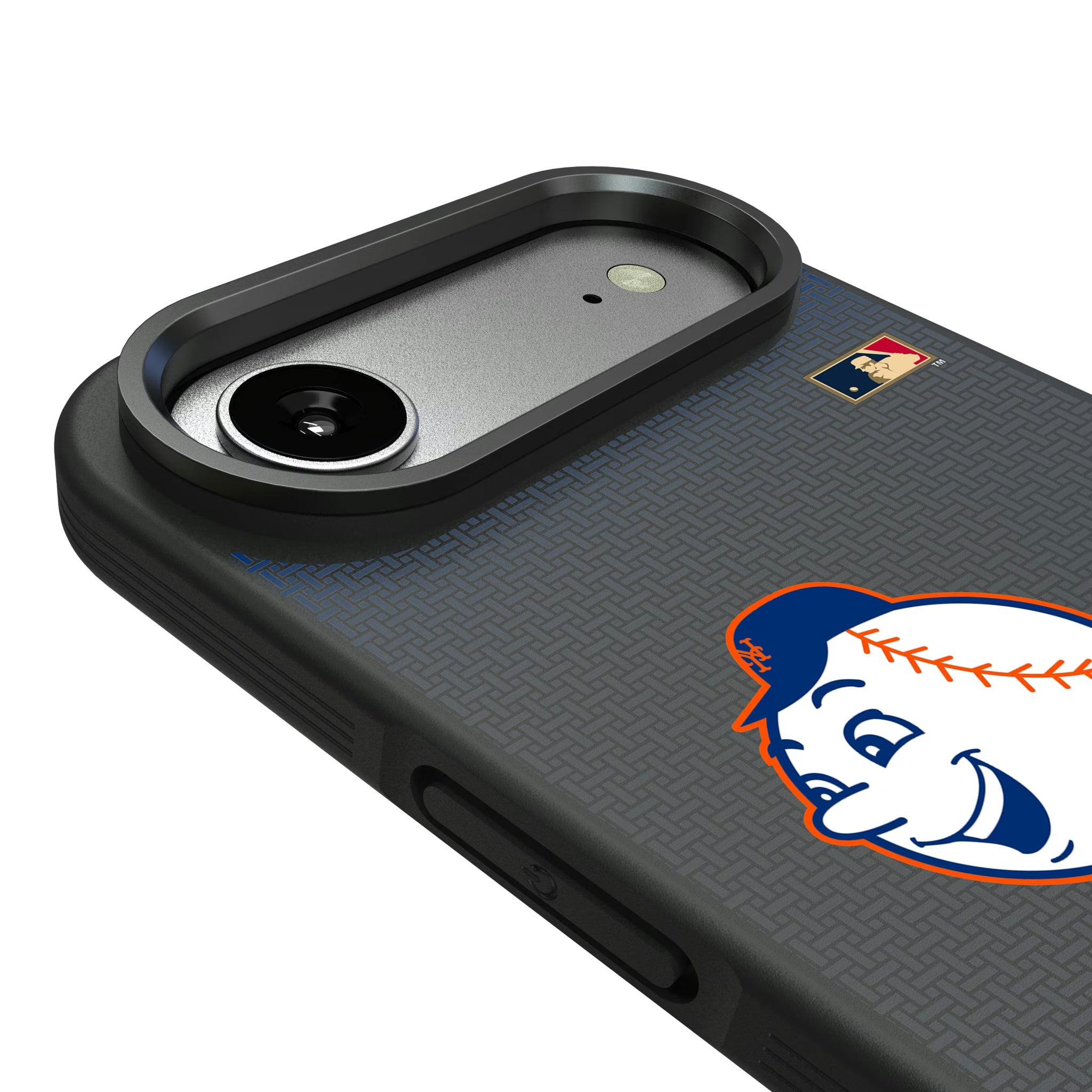 New York Mets 2014 - Cooperstown Collection Linen iPhone Bump Phone Case for Apple iPhone - Detail#Device_iPhone Air