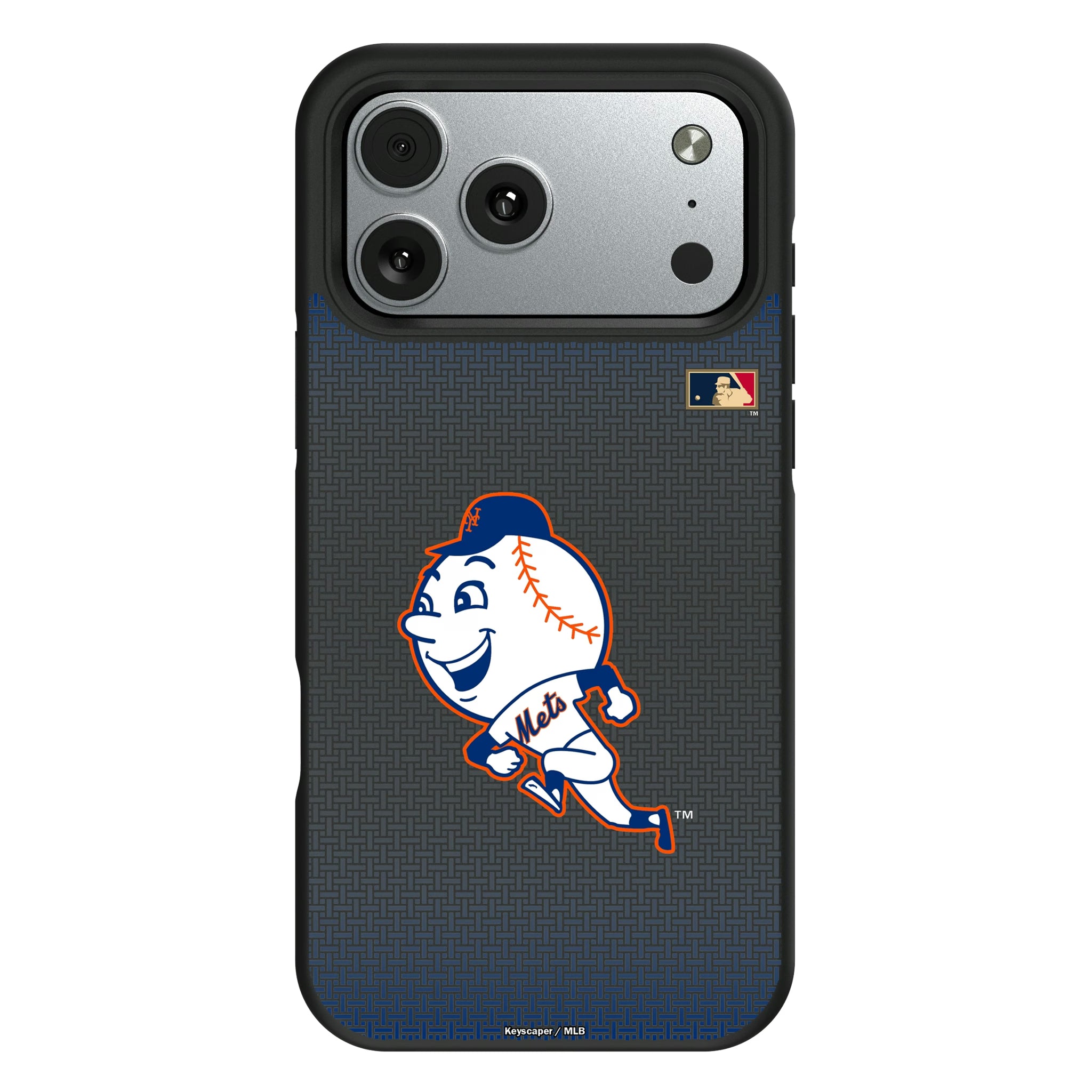 New York Mets 2014 - Cooperstown Collection Linen iPhone Bump Phone Case for Apple iPhone#Device_iPhone 17 Pro Max