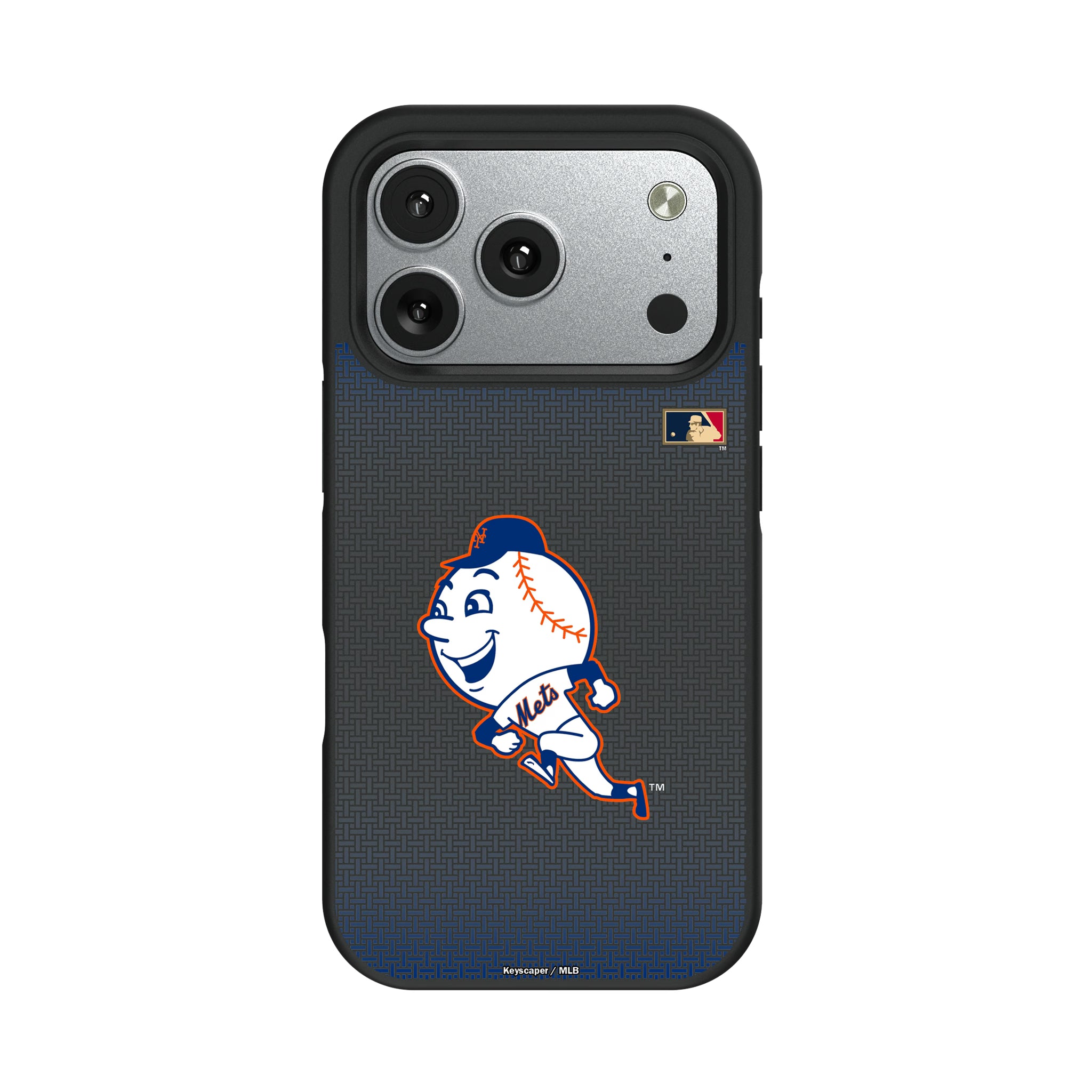 New York Mets 2014 - Cooperstown Collection Linen iPhone Bump Phone Case for Apple iPhone#Device_iPhone 17 Pro