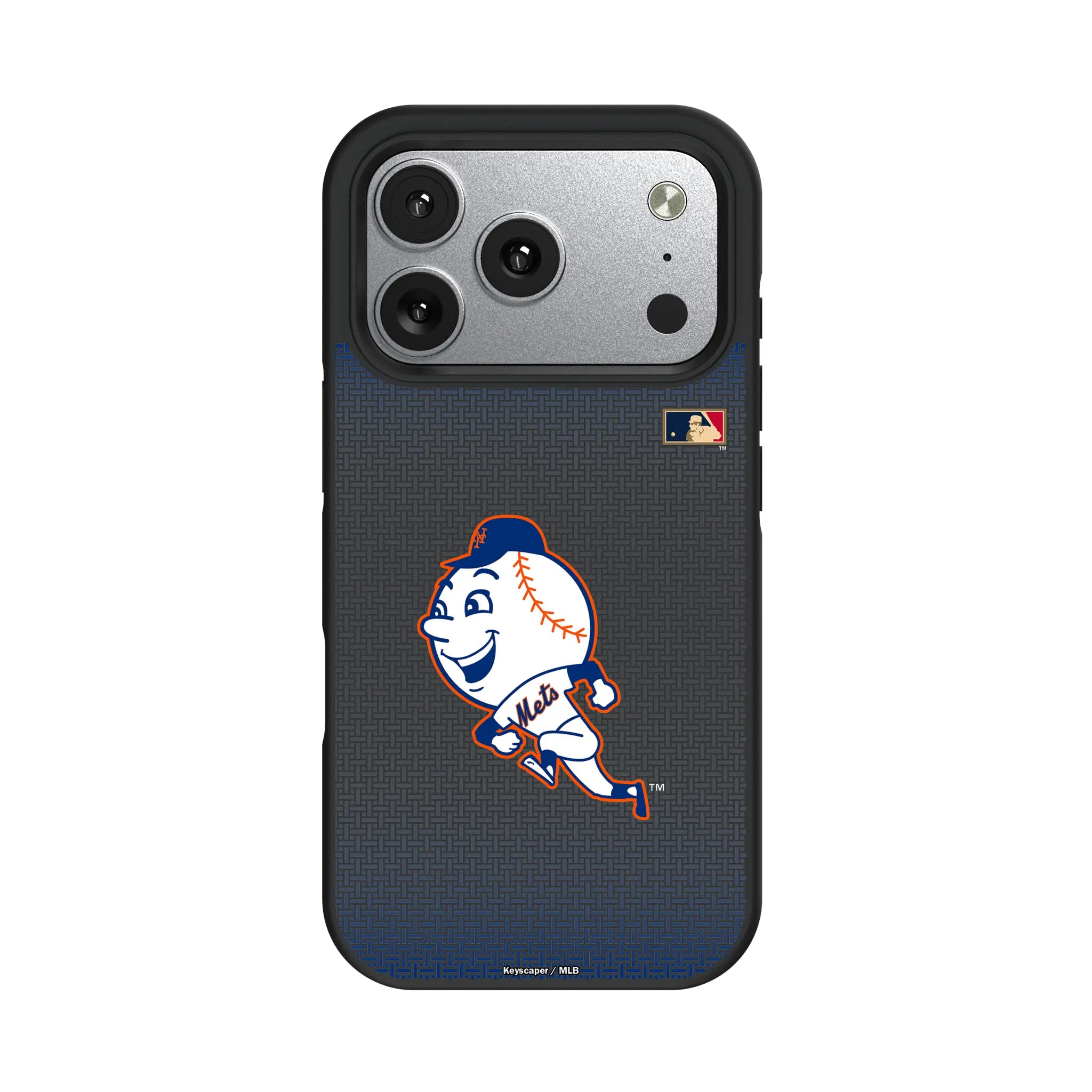New York Mets 2014 - Cooperstown Collection Linen iPhone Bump Phone Case for Apple iPhone#Device_iPhone 17 Pro