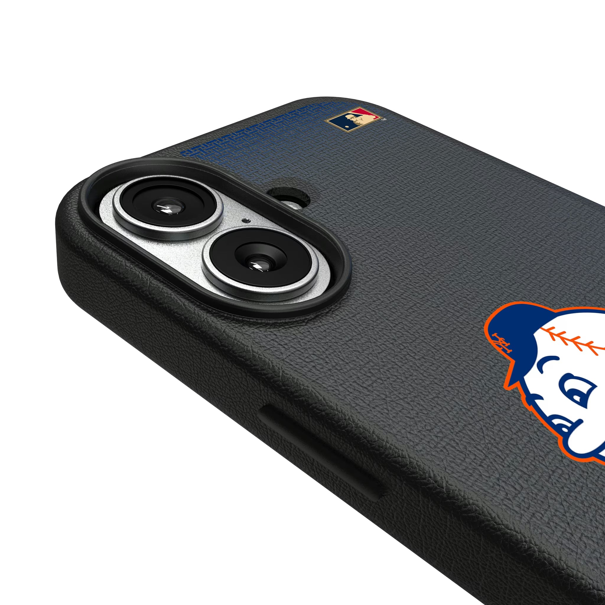 New York Mets 2014 - Cooperstown Collection Linen iPhone MagSafe Compatible Phone Case for Apple iPhone - Detail#Device_iPhone 17