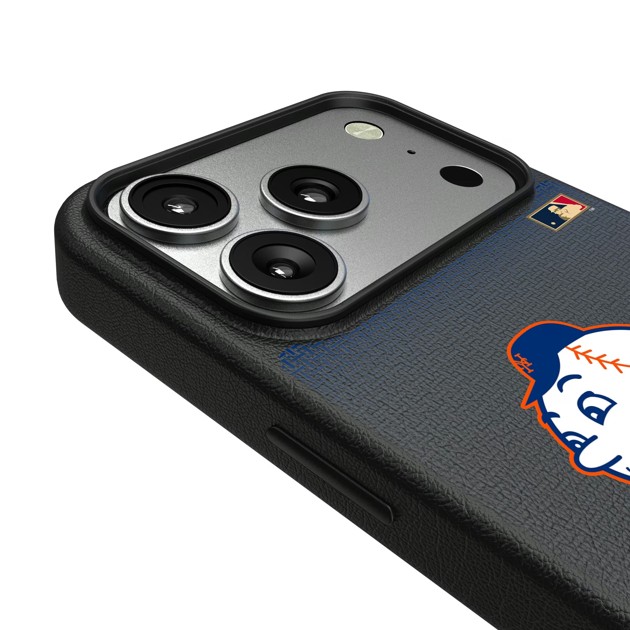 New York Mets 2014 - Cooperstown Collection Linen iPhone MagSafe Compatible Phone Case for Apple iPhone - Detail#Device_iPhone 17 Pro