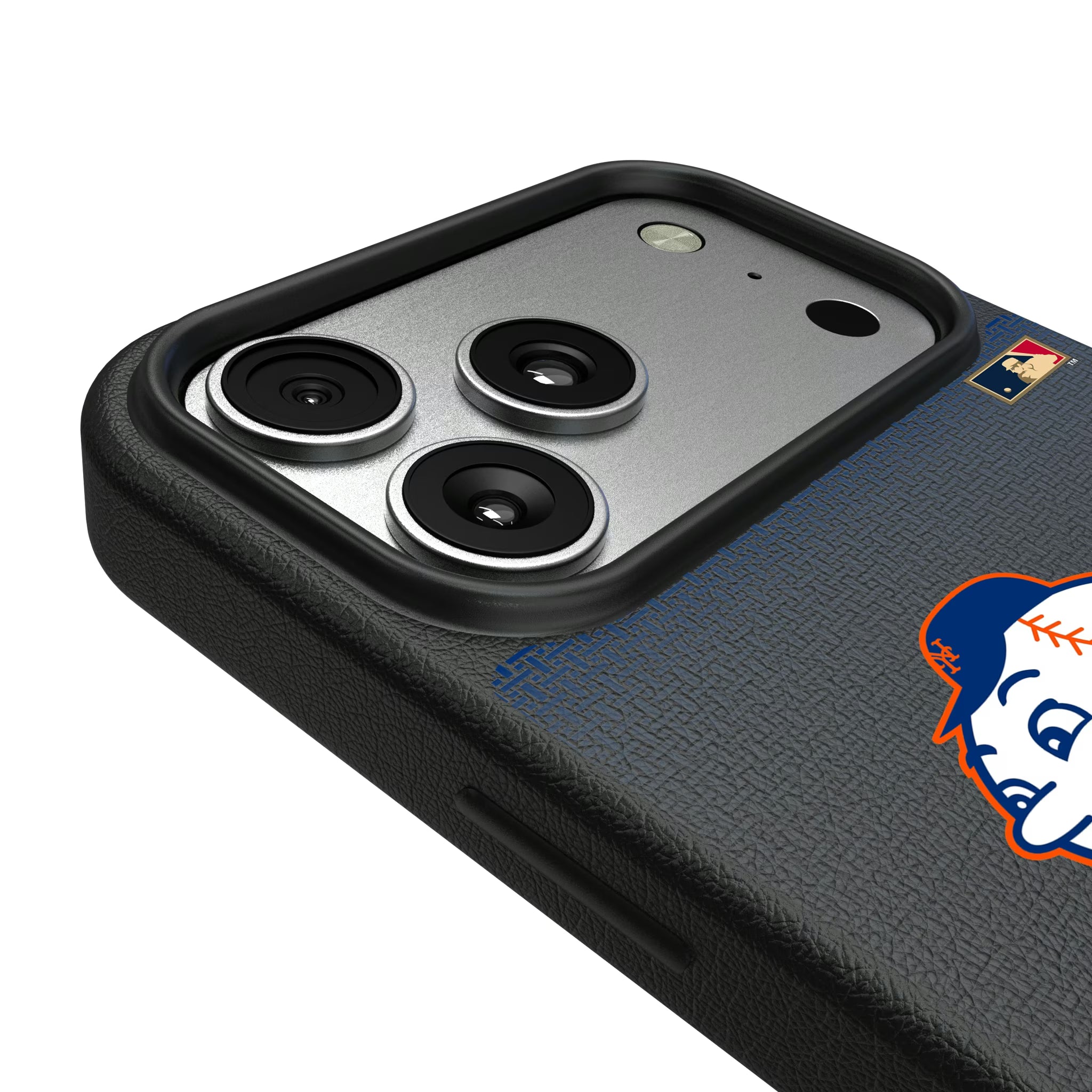 New York Mets 2014 - Cooperstown Collection Linen iPhone MagSafe Compatible Phone Case for Apple iPhone - Detail#Device_iPhone 17 Pro Max