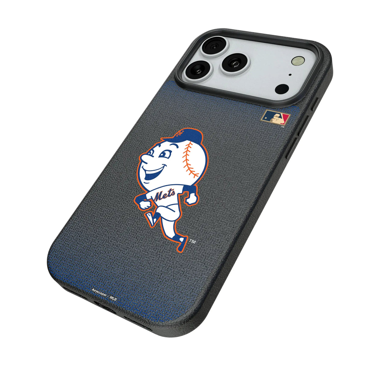New York Mets 2014 - Cooperstown Collection Linen iPhone MagSafe Compatible Phone Case for Apple iPhone - Isometric View#Device_iPhone 18 Pro Max
