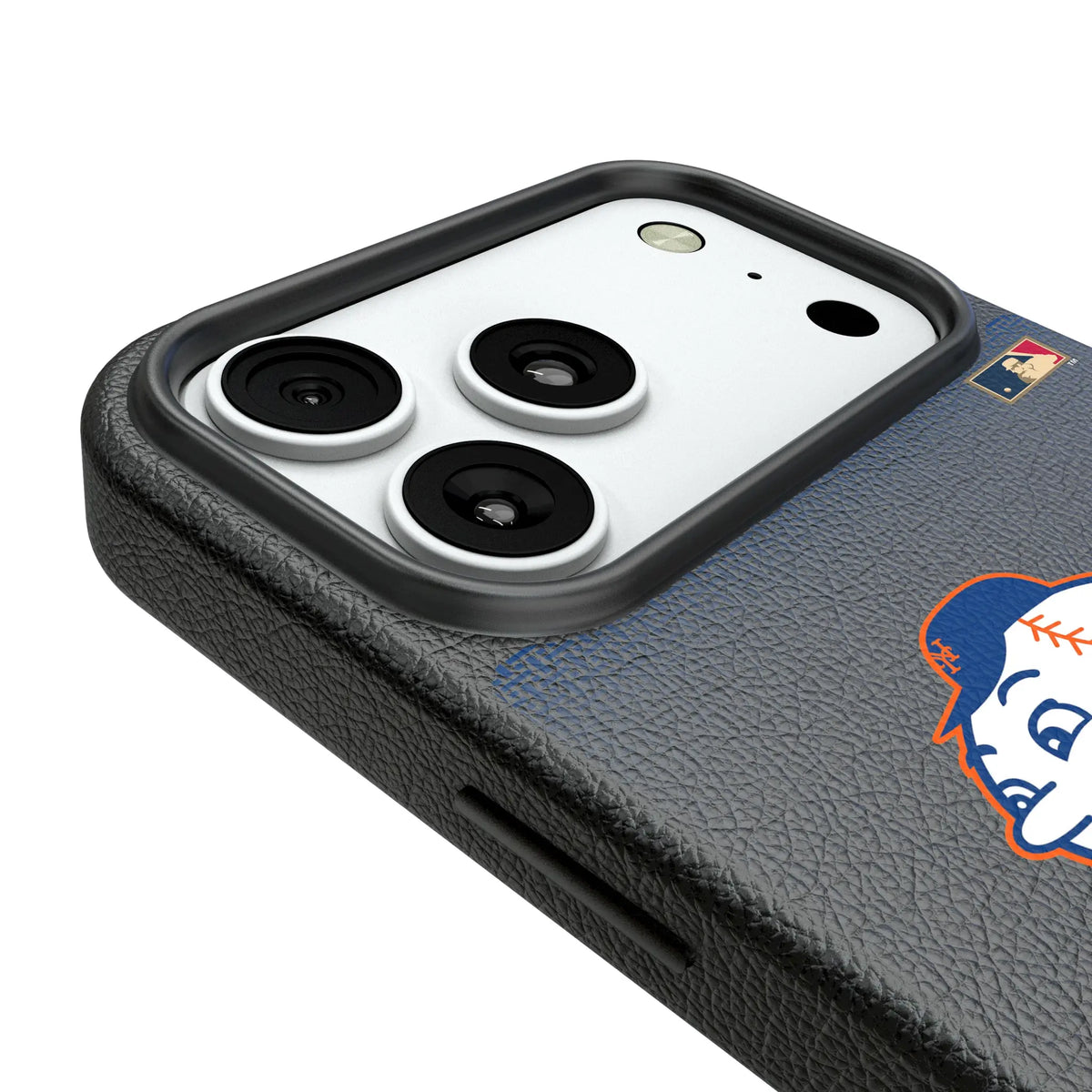 New York Mets 2014 - Cooperstown Collection Linen iPhone MagSafe Compatible Phone Case for Apple iPhone - Detail#Device_iPhone 18 Pro Max