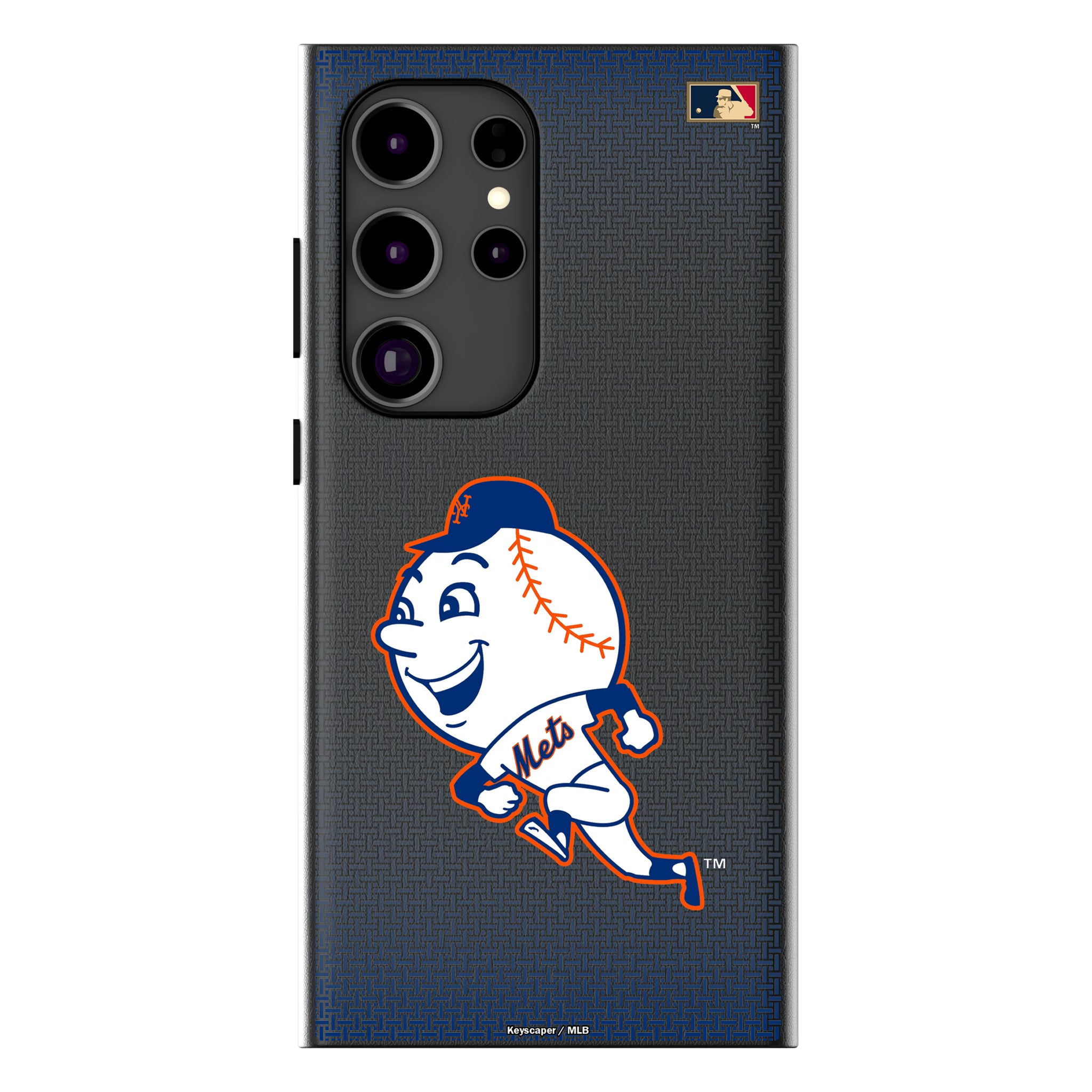 New York Mets 2014 - Cooperstown Collection Linen Galaxy MagSafe Compatible Phone Case for Samsung Galaxy