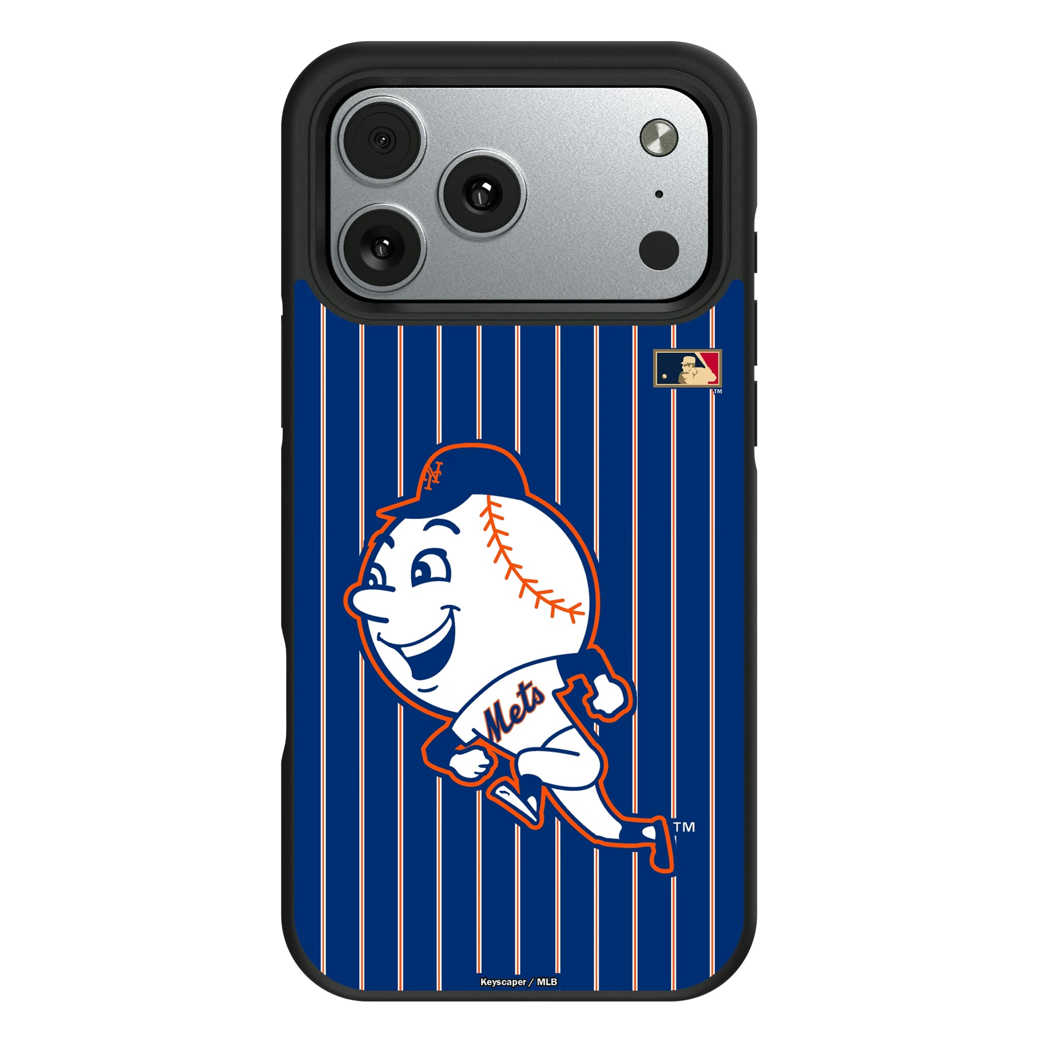 New York Mets 2014 - Cooperstown Collection Pinstripe iPhone Bump Phone Case for Apple iPhone#Device_iPhone 17 Pro Max