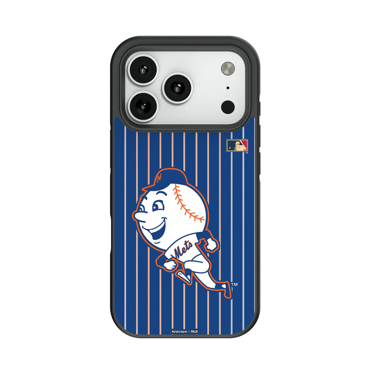 New York Mets 2014 - Cooperstown Collection Pinstripe Bump Phone Case for Apple iPhone
