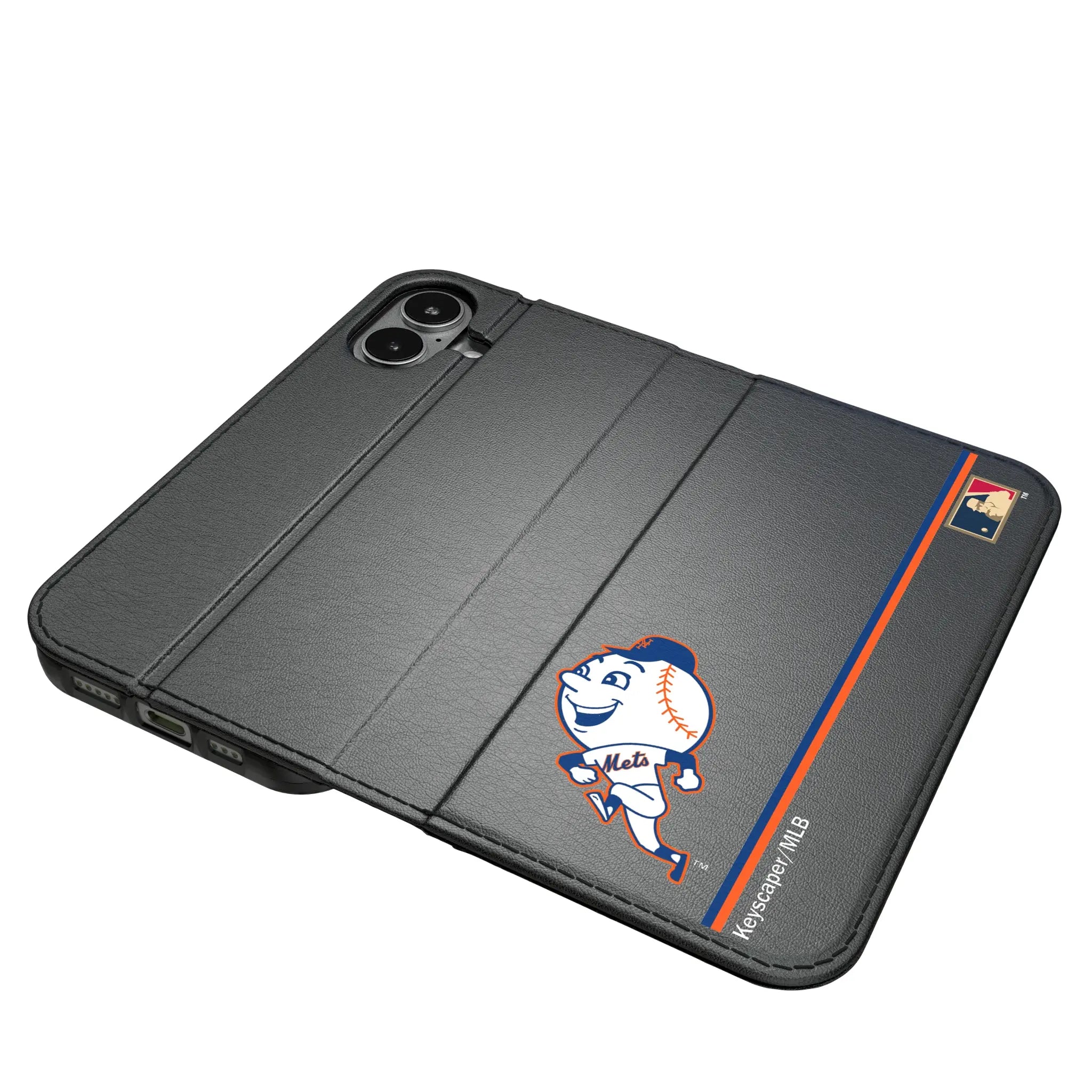 New York Mets 2014 - Cooperstown Collection Sidebar iPhone Folio Phone Case for Apple iPhone#Device_iPhone 17