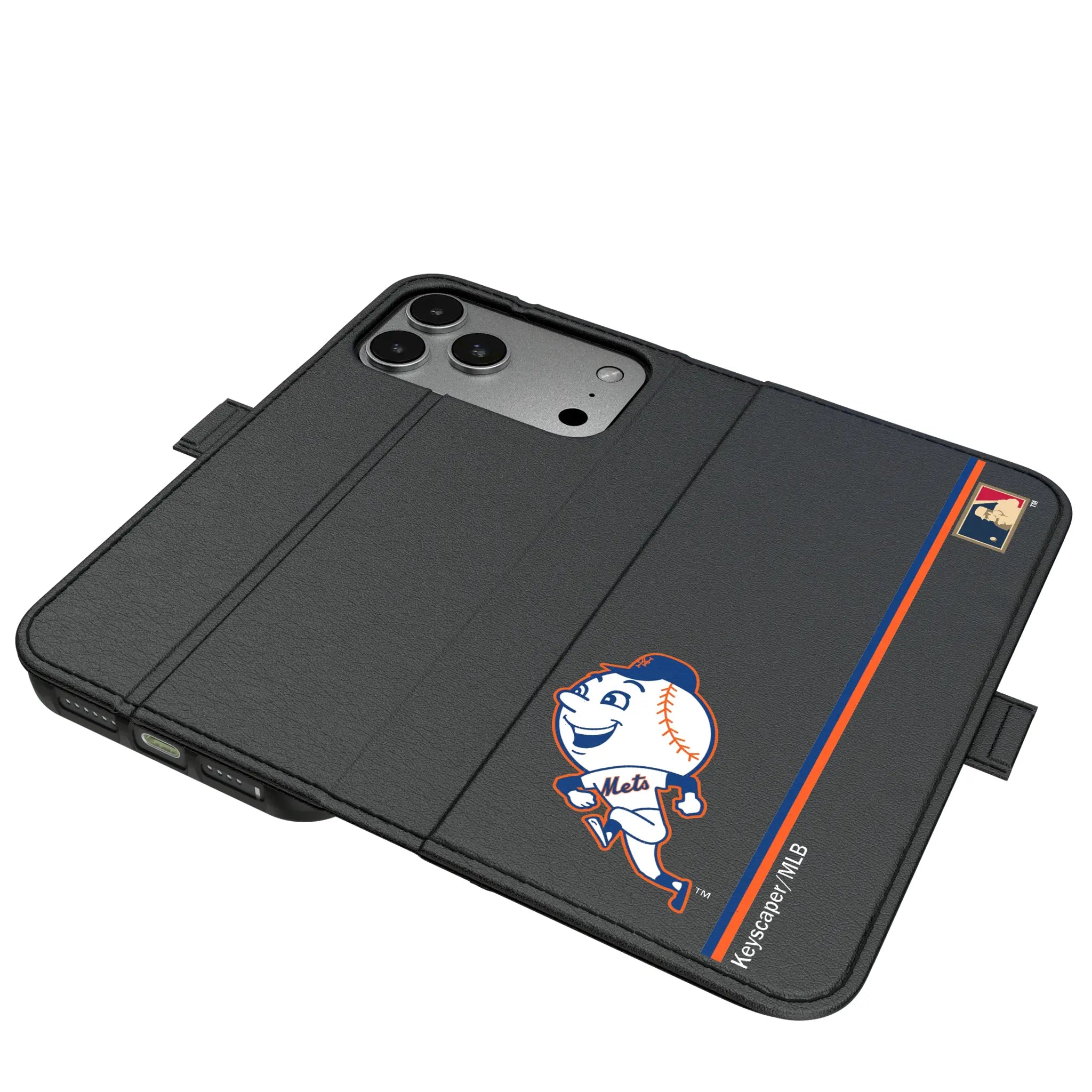 New York Mets 2014 - Cooperstown Collection Sidebar iPhone Folio Phone Case for Apple iPhone#Device_iPhone 17 Pro Max