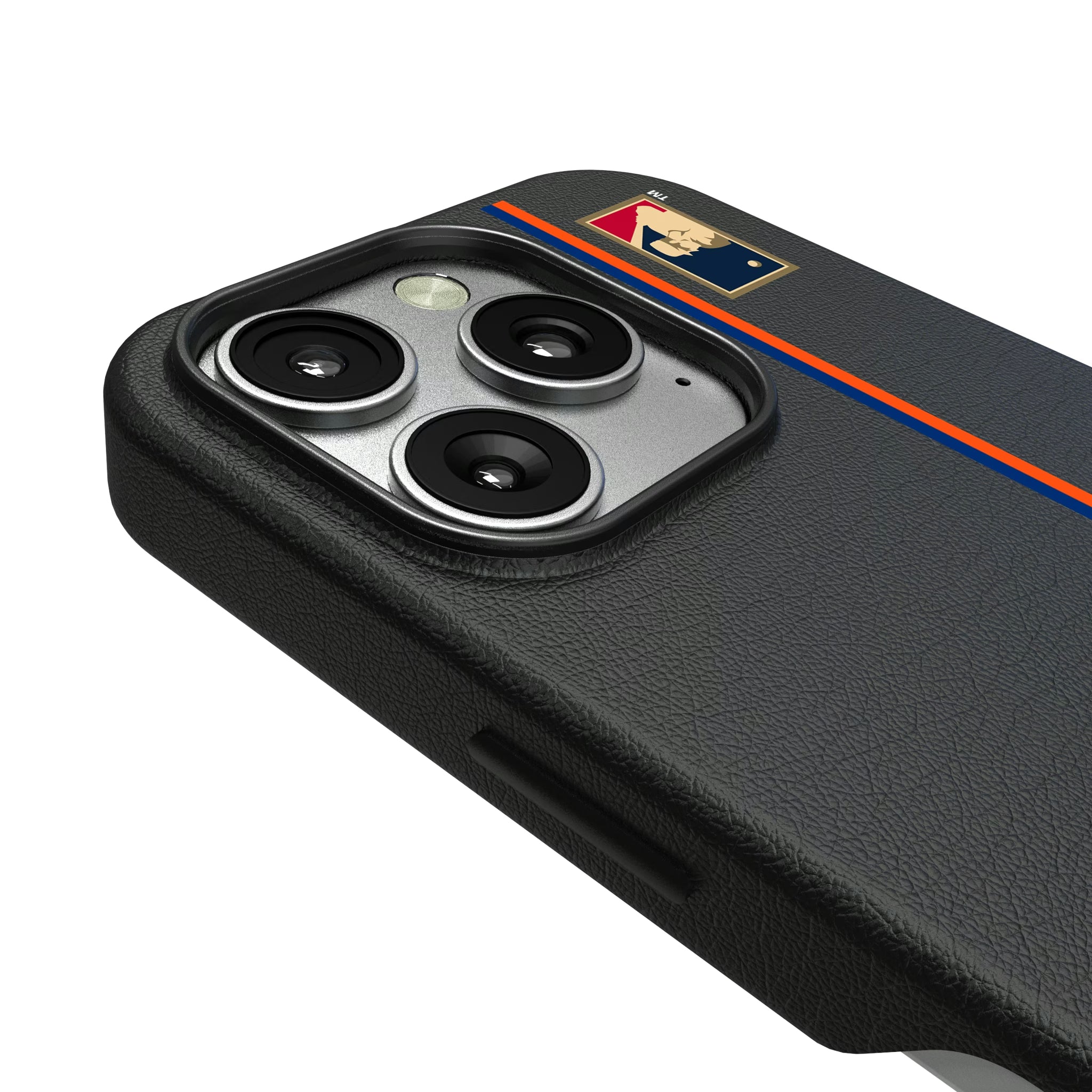 New York Mets 2014 - Cooperstown Collection Sidebar iPhone MagSafe Compatible Phone Case for Apple iPhone - Detail