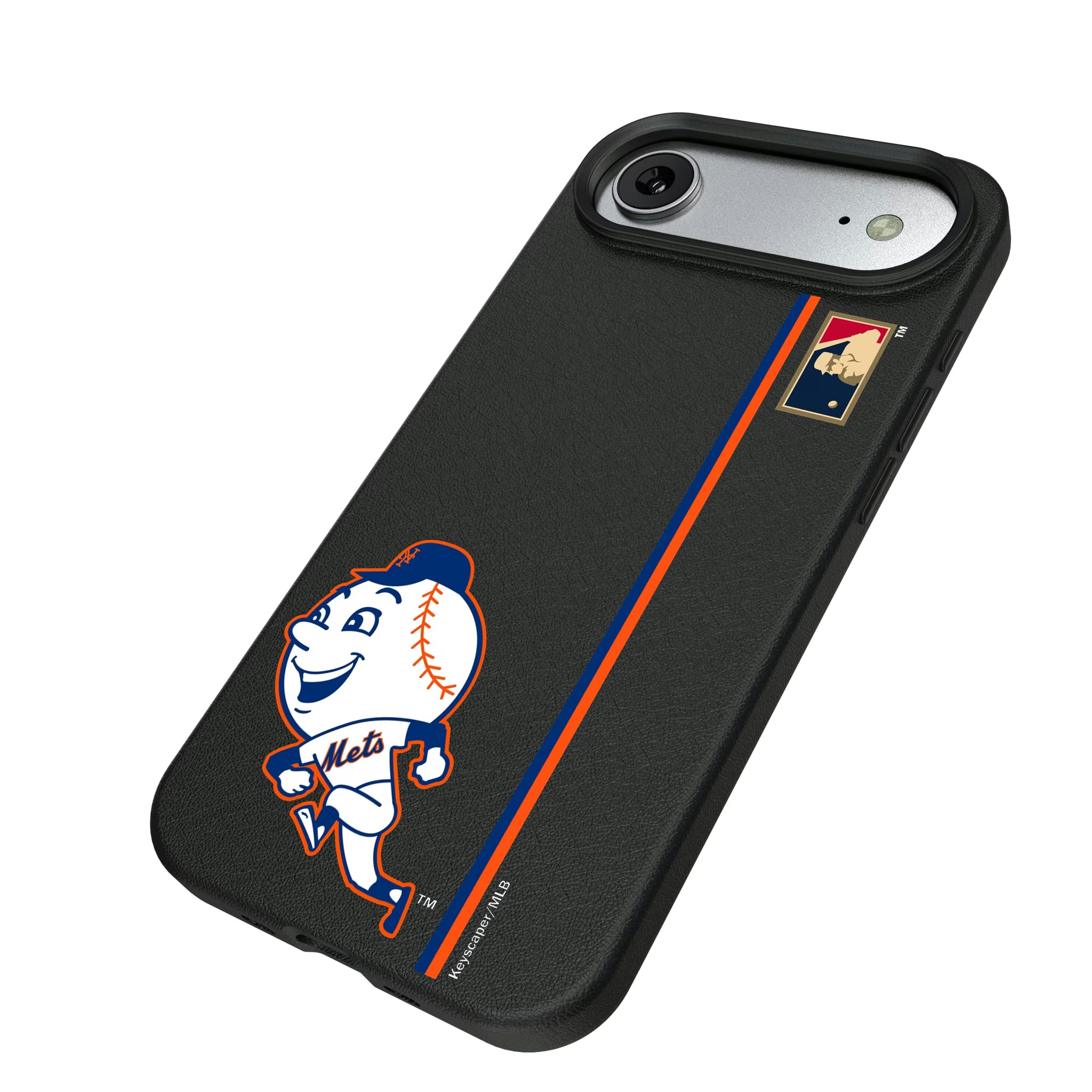 New York Mets 2014 - Cooperstown Collection Sidebar iPhone MagSafe Compatible Phone Case for Apple iPhone - Isometric View#Device_iPhone Air