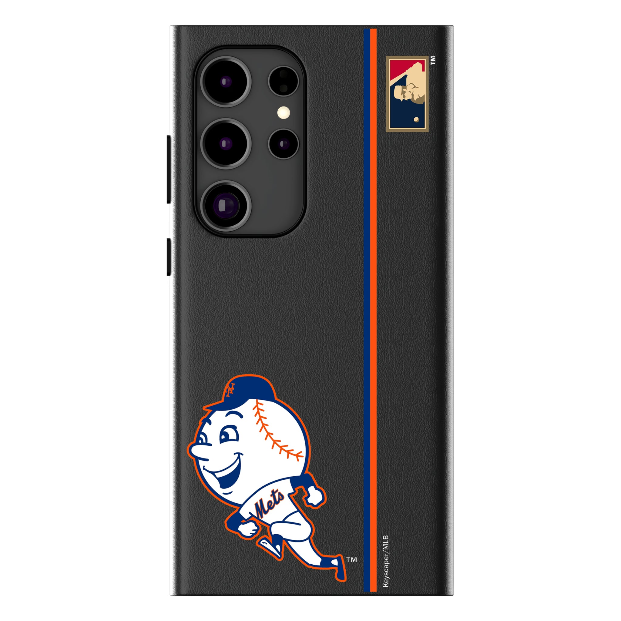 New York Mets 2014 - Cooperstown Collection Sidebar Galaxy MagSafe Compatible Phone Case for Samsung Galaxy