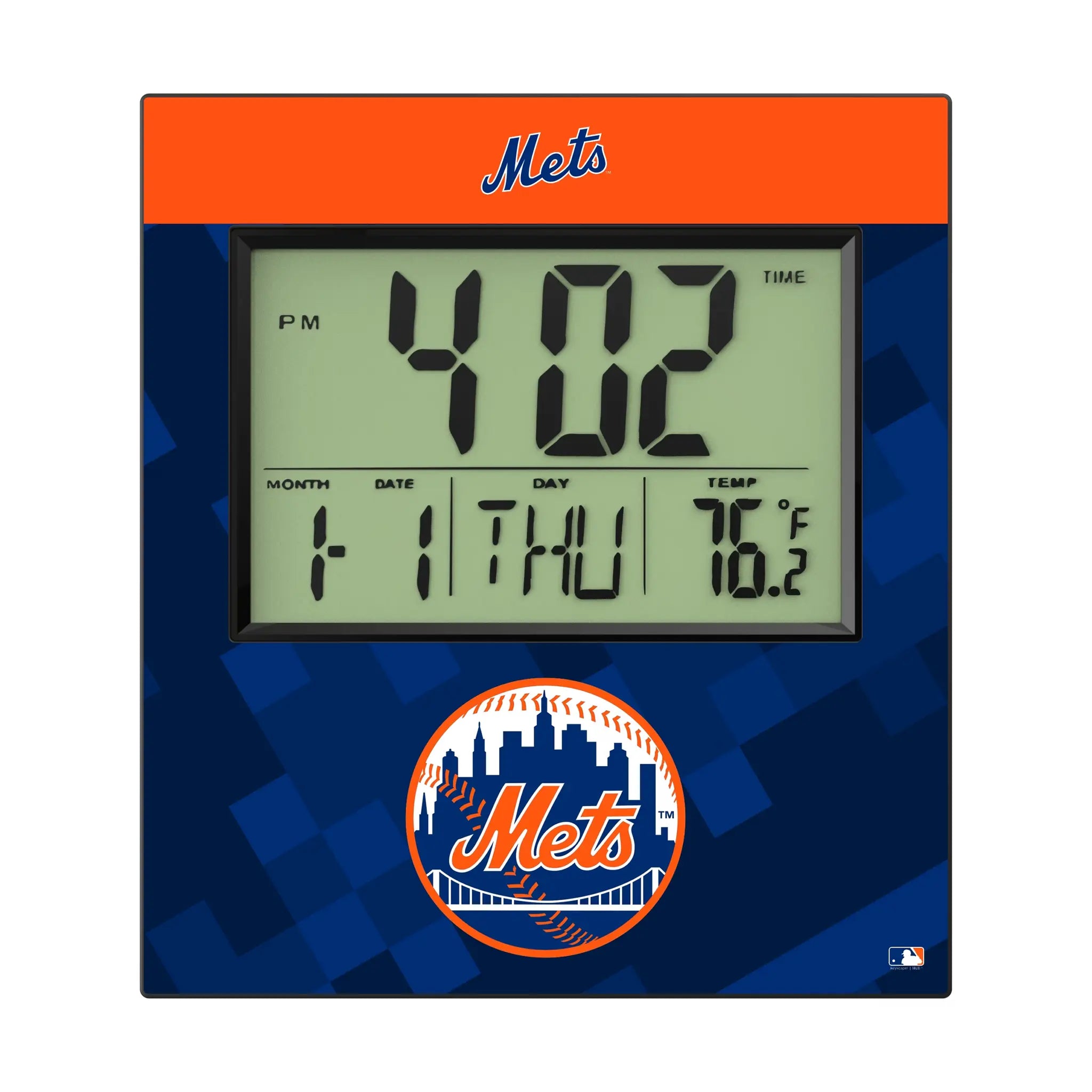 New York Mets Color Block Wall Clock