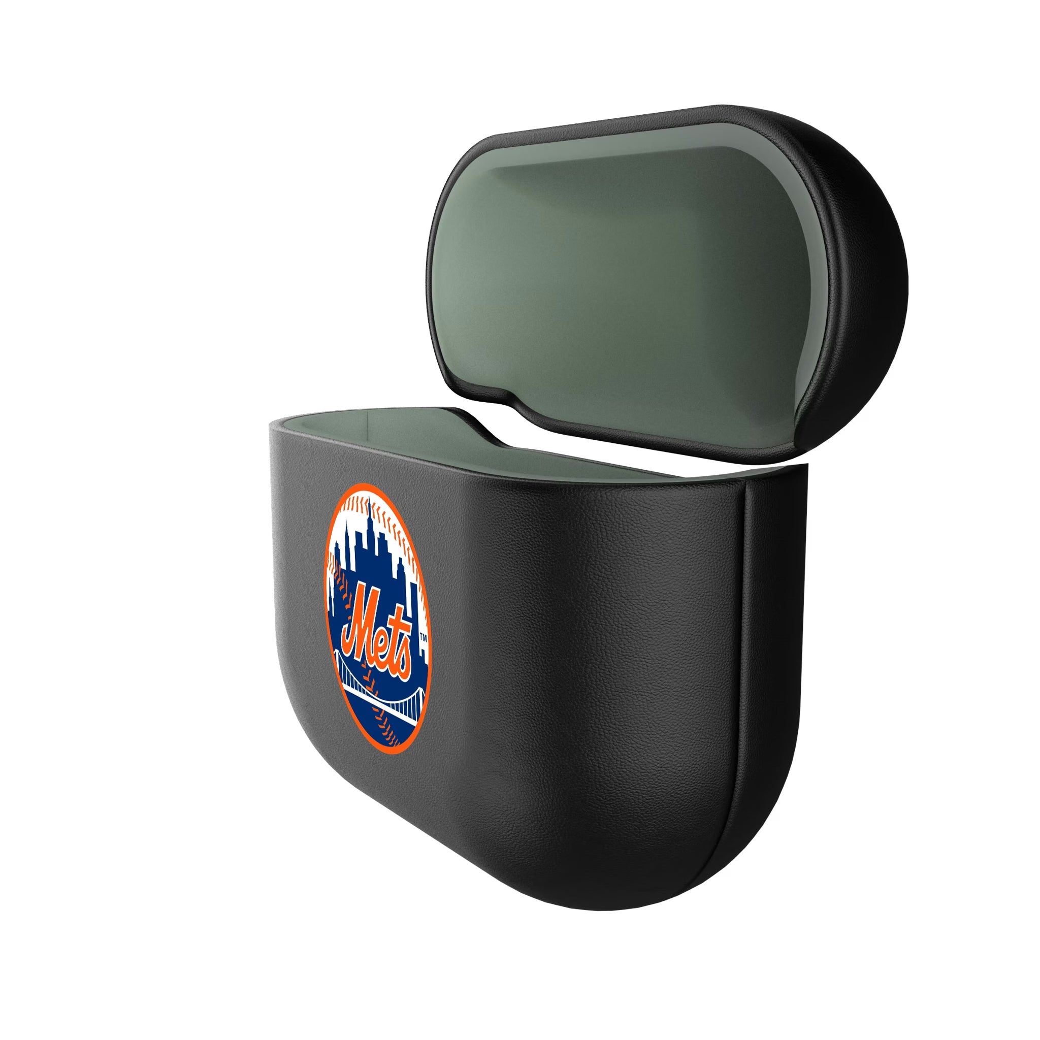 New York Mets Insignia AirPods AirPod Case Cover - Isometric View#Device_AirPods 4