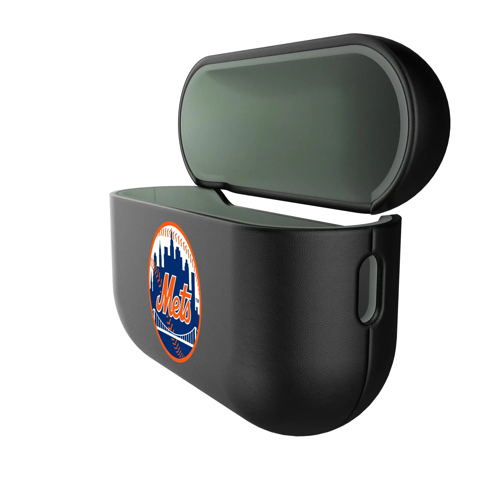New York Mets Insignia AirPods AirPod Case Cover - Isometric View#Device_AirPods Pro 3
