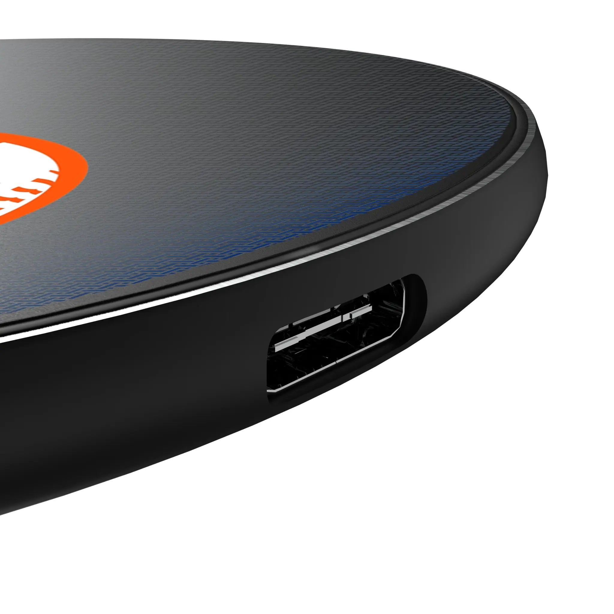 New York Mets Linen 15-Watt Wireless Charger - Detail