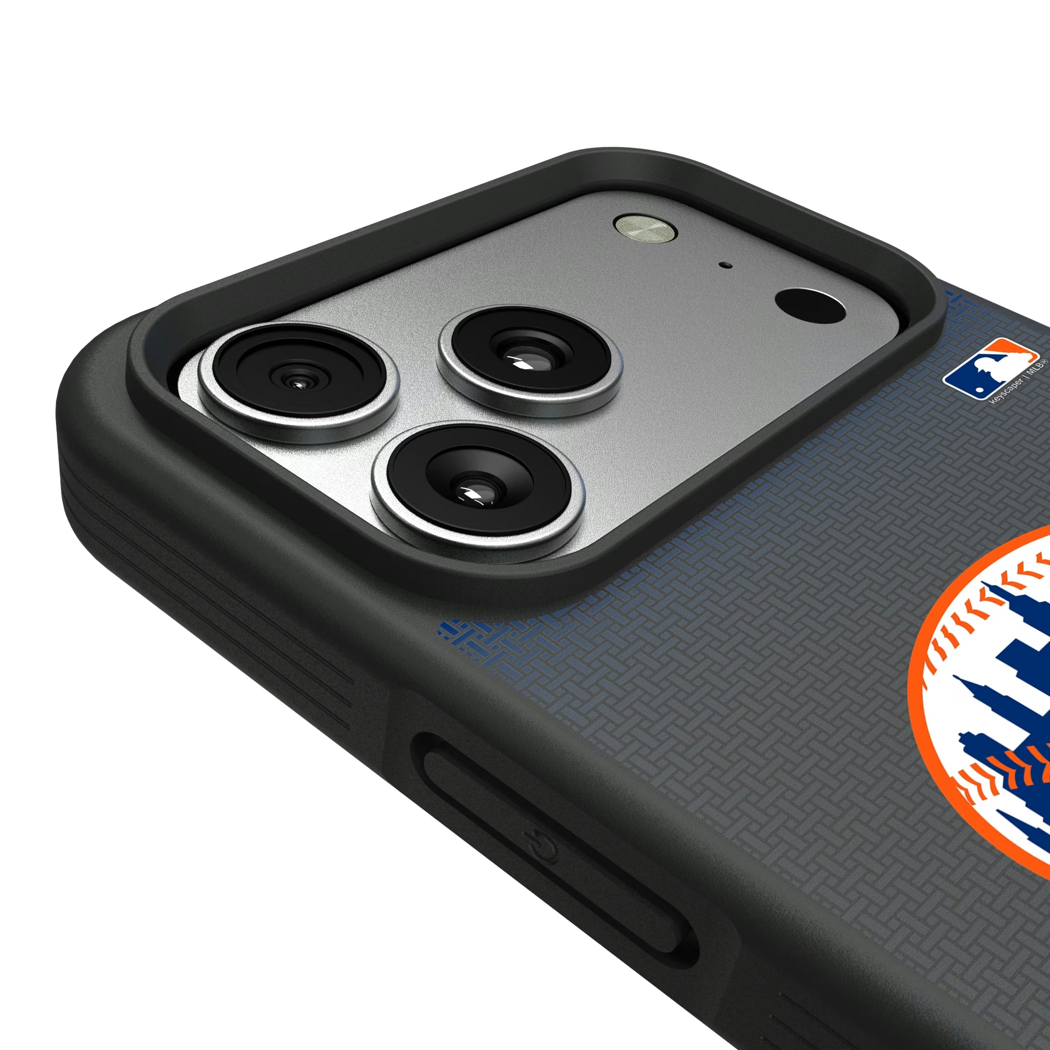 New York Mets Linen iPhone Bump Phone Case for Apple iPhone - Detail#Device_iPhone 17 Pro Max