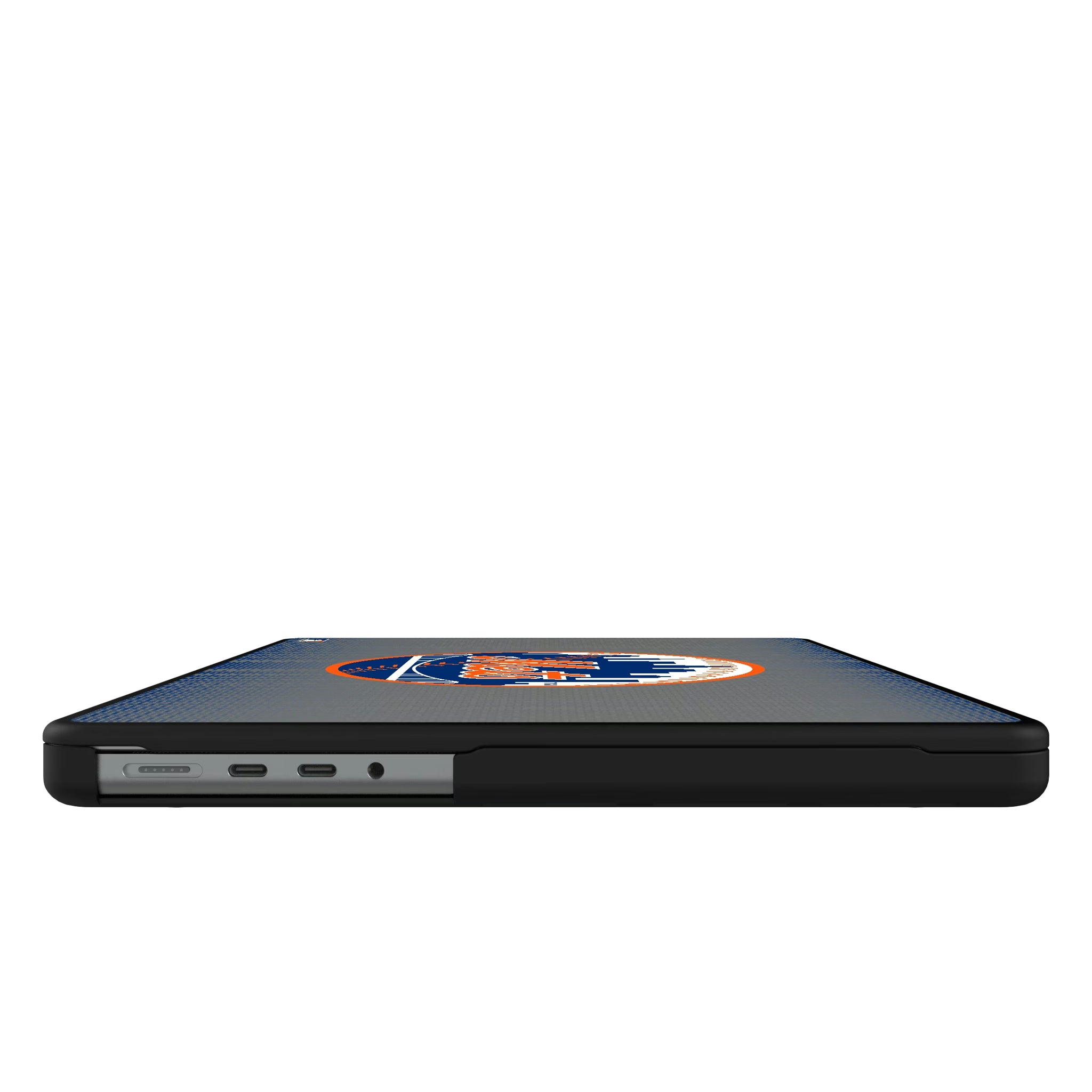 New York Mets Linen MacBook Laptop Case for Apple MacBook#Device_MacBook Pro (14-inch, 2021) / MacBook Pro (14-inch, 2023) / MacBook Pro (14-inch, 2024)