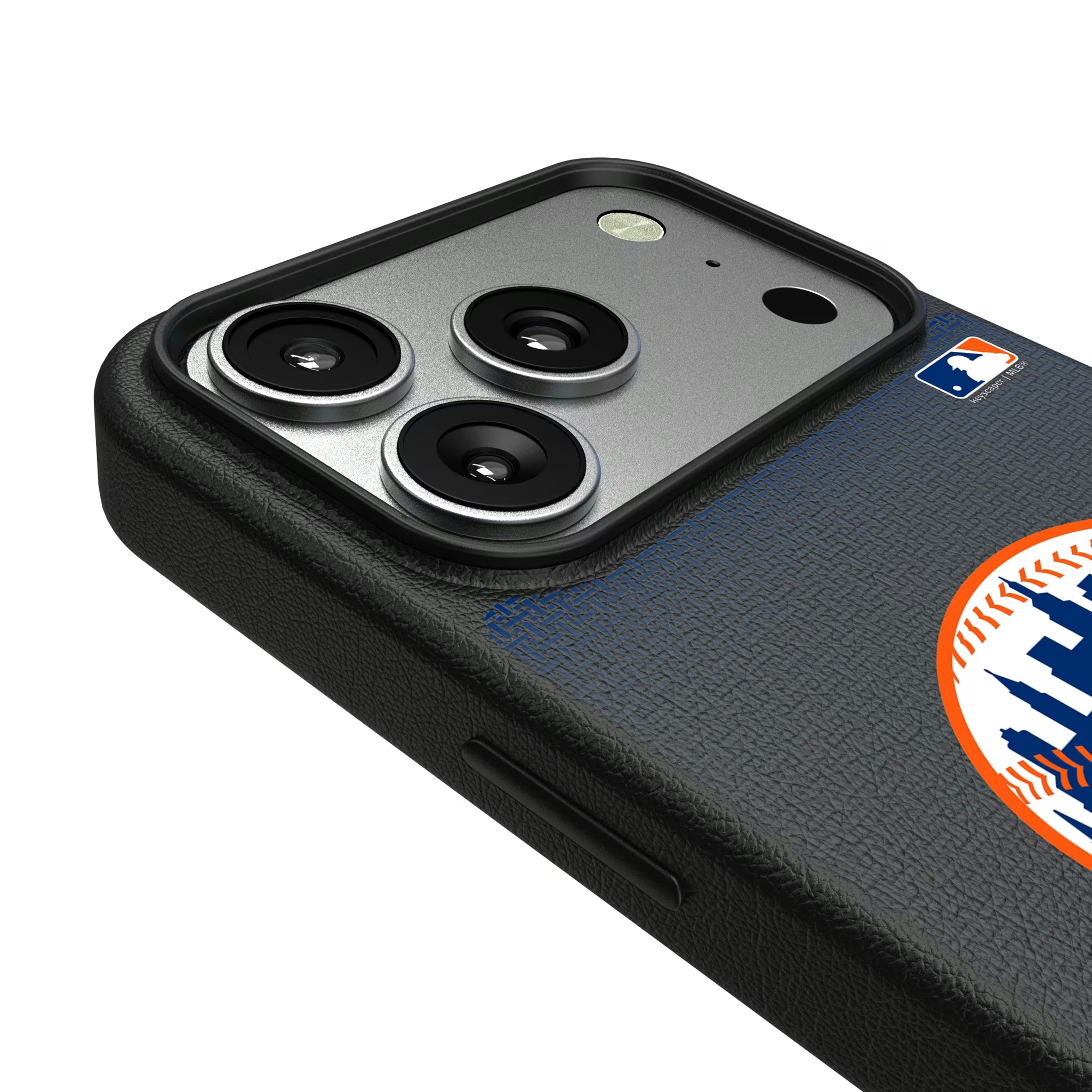 New York Mets Linen iPhone MagSafe Compatible Phone Case for Apple iPhone - Detail#Device_iPhone 17 Pro