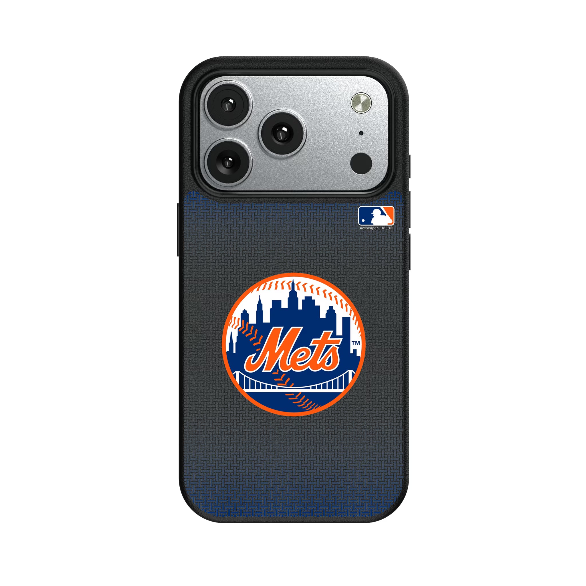 New York Mets Linen iPhone MagSafe Compatible Phone Case for Apple iPhone#Device_iPhone 17 Pro