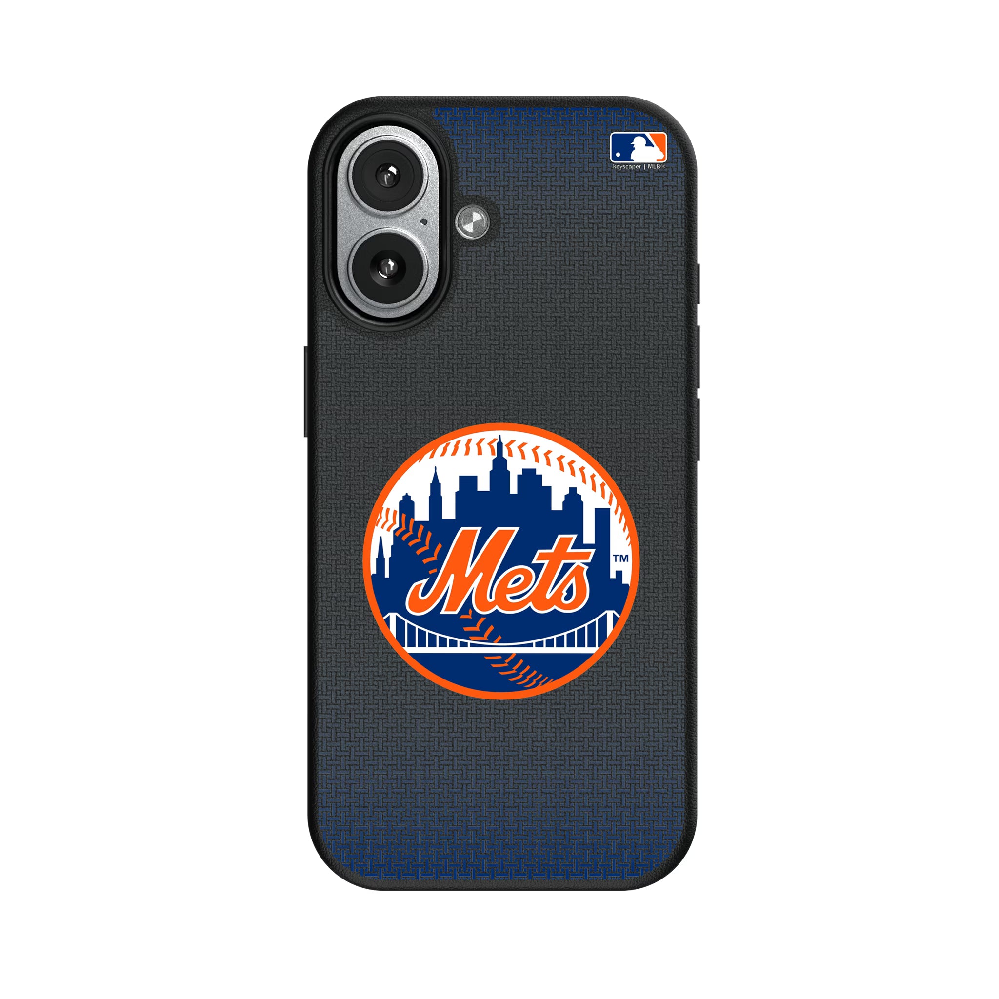 New York Mets Linen iPhone MagSafe Compatible Phone Case for Apple iPhone#Device_iPhone 17