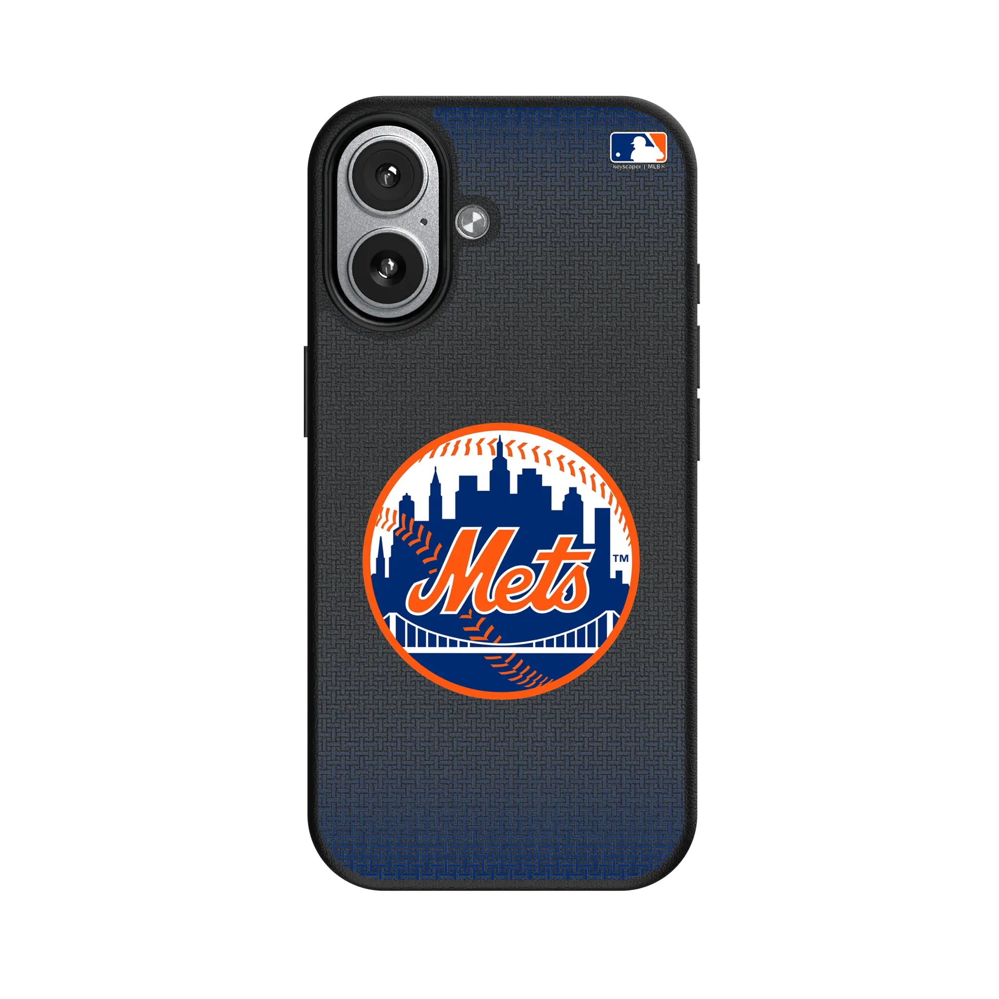 New York Mets Linen iPhone MagSafe Compatible Phone Case for Apple iPhone#Device_iPhone 17