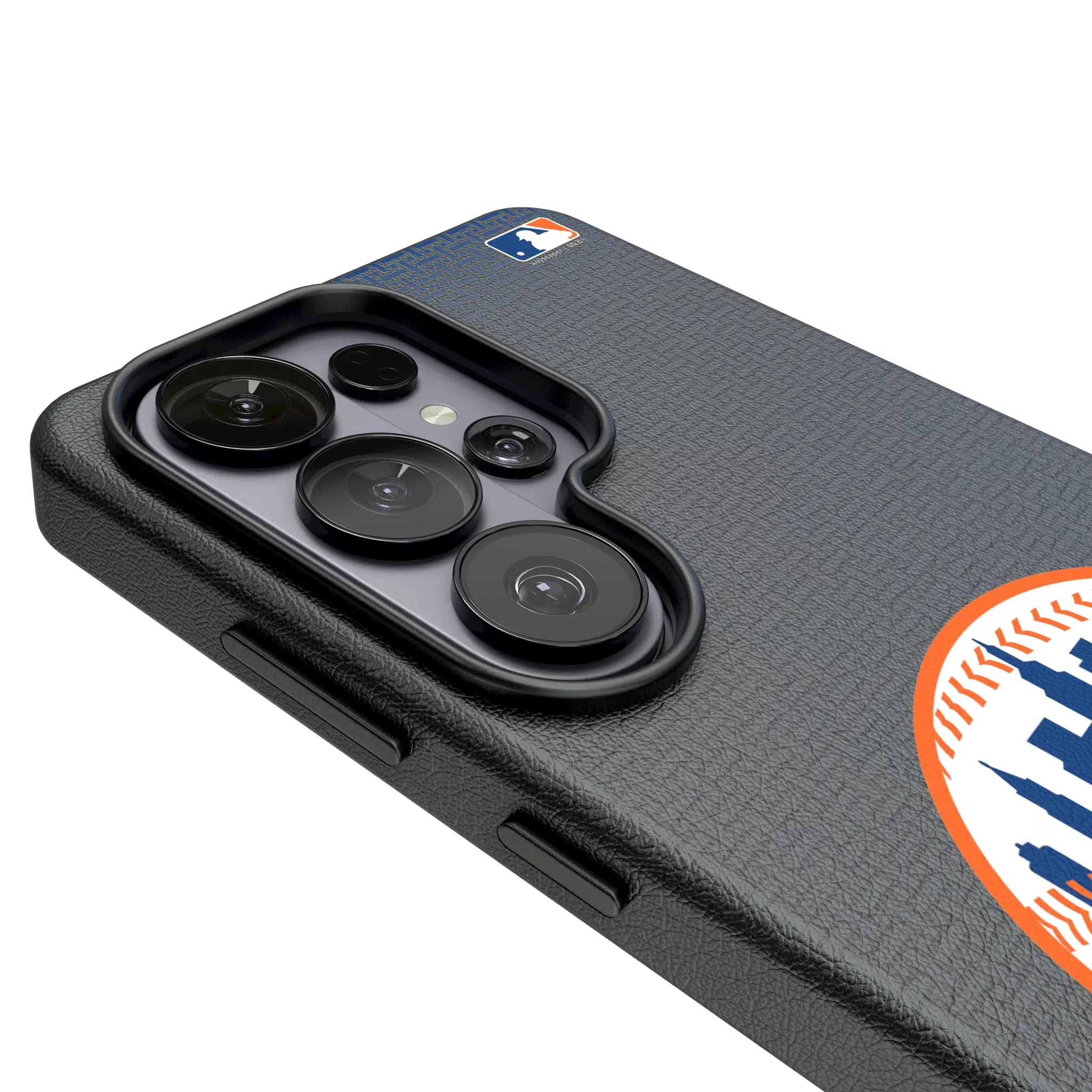 New York Mets Linen Galaxy MagSafe Compatible Phone Case for Samsung Galaxy - Detail#Device_Galaxy S26 Ultra