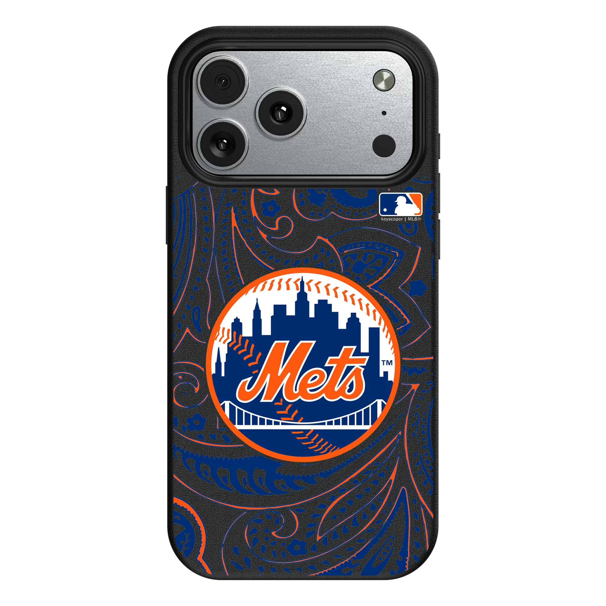 New York Mets Paisley iPhone MagSafe Compatible Phone Case for Apple iPhone#Device_iPhone 17 Pro Max