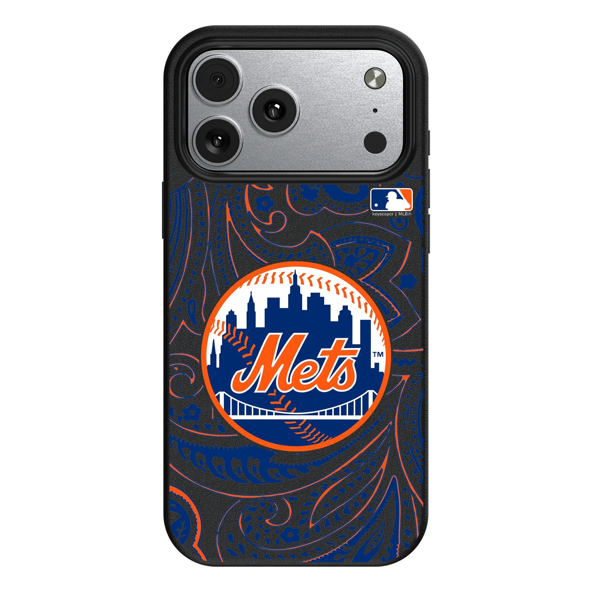 New York Mets Paisley iPhone MagSafe Compatible Phone Case for Apple iPhone#Device_iPhone 17 Pro Max