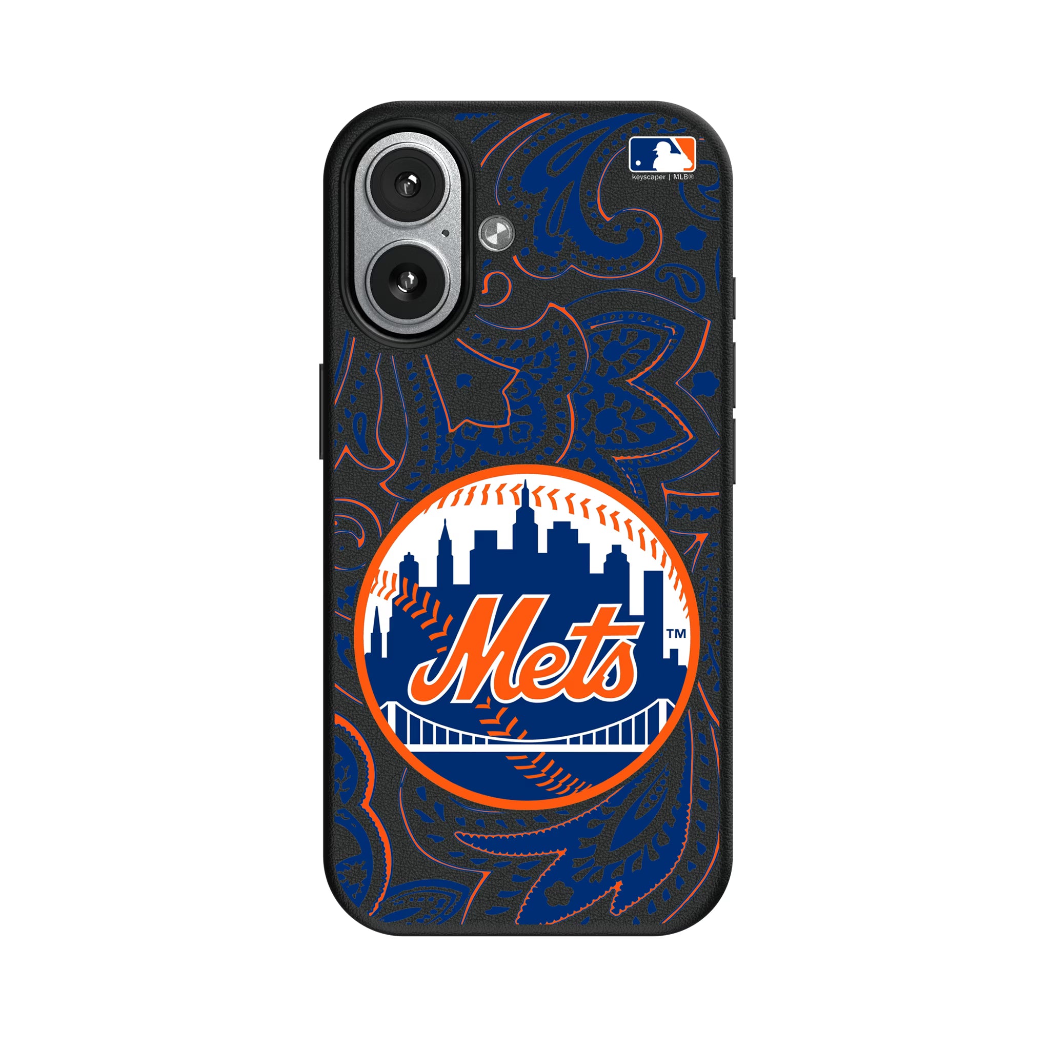 New York Mets Paisley iPhone MagSafe Compatible Phone Case for Apple iPhone#Device_iPhone 17