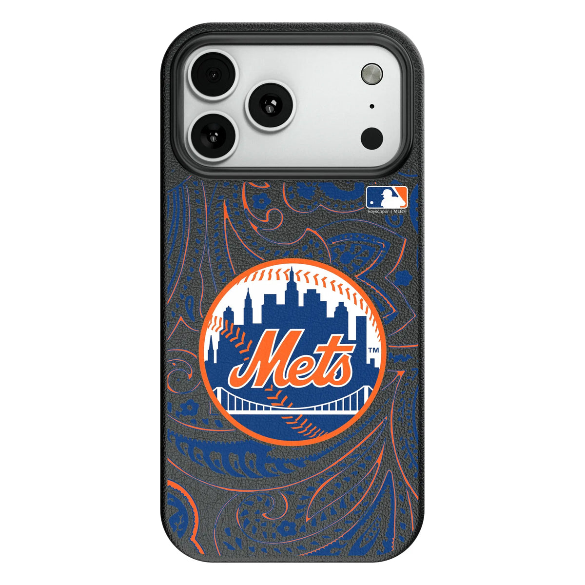 New York Mets Paisley MagSafe Compatible Phone Case for Apple iPhone